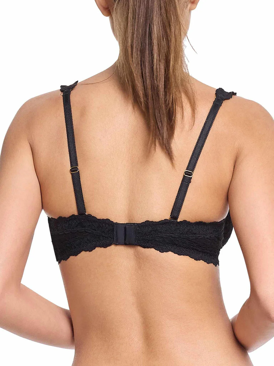 Signature Lace Balconette Bra | Black - Image 2
