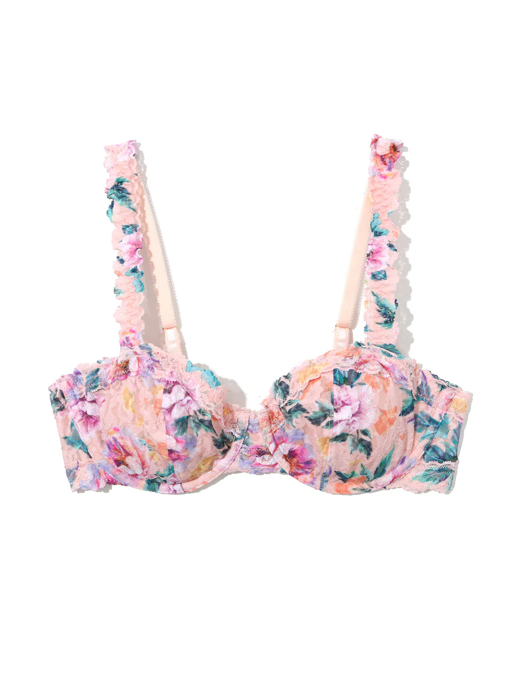 Signature Lace Balconette Bra | Buy Myself Flowers (Peach) - Image 3