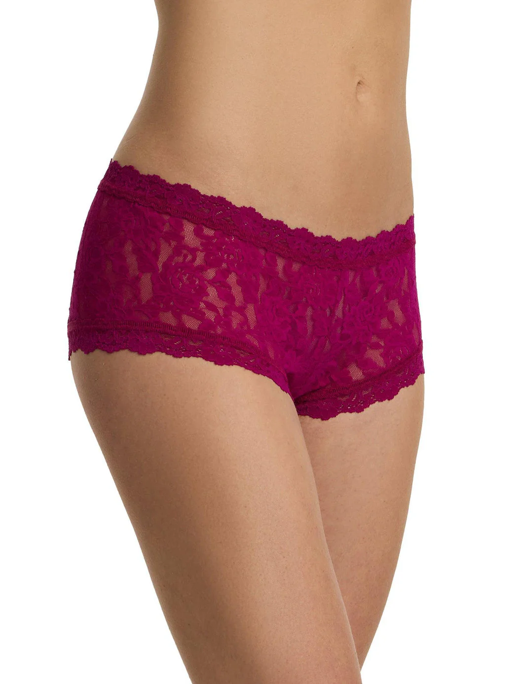 Signature Lace Boy Short | From The Vine (Red) - Image 3