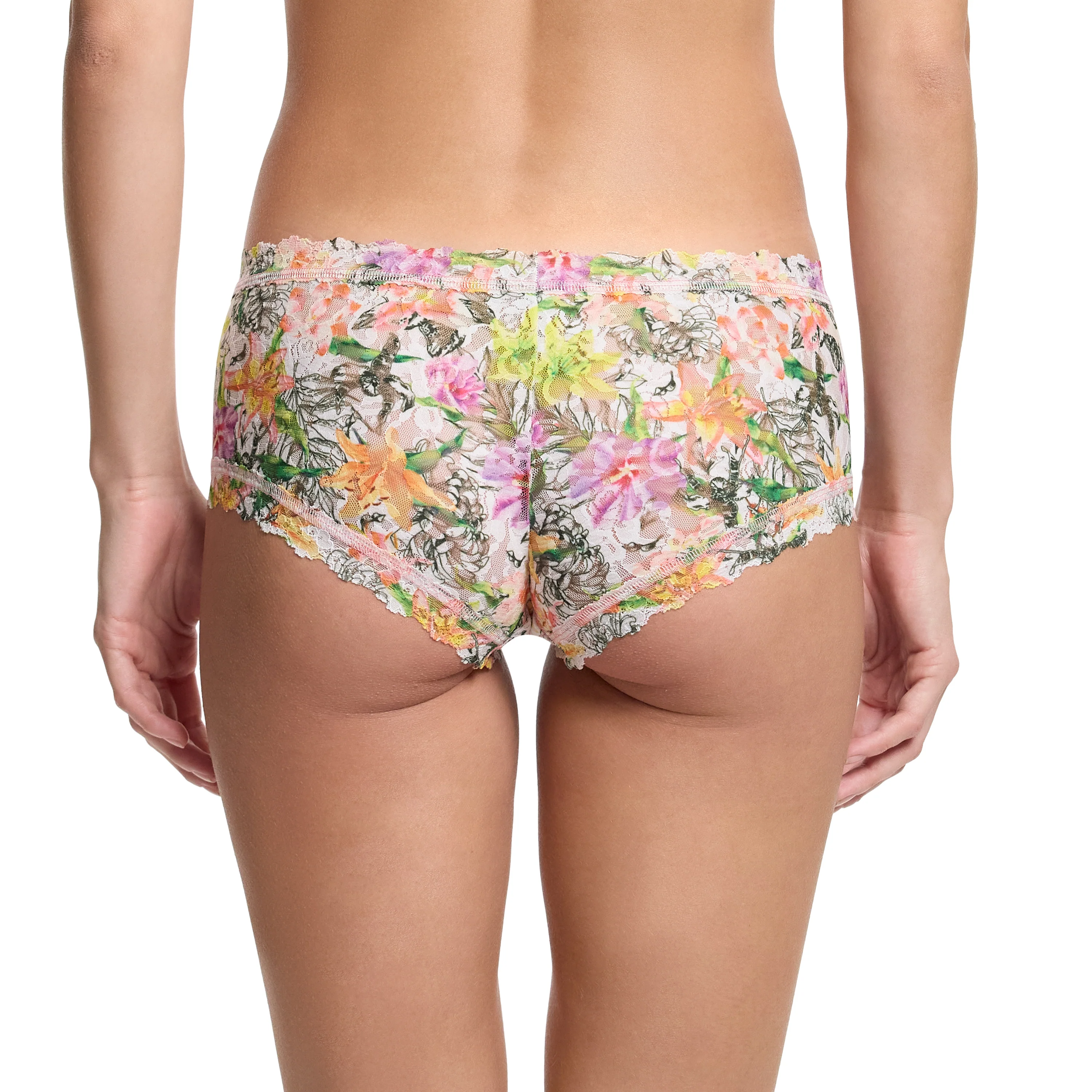Signature Lace Boyshort | Botany (White) - Image 5