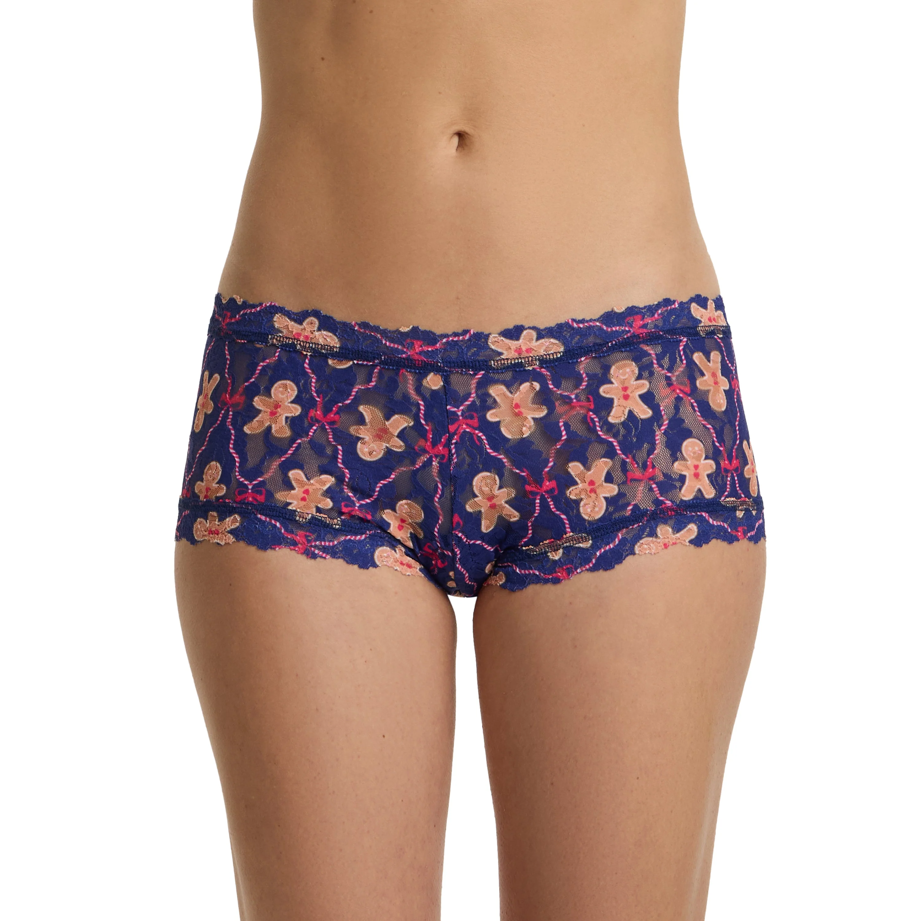 Signature Lace Boyshort | Cookie Cutter (Navy) - Image 2