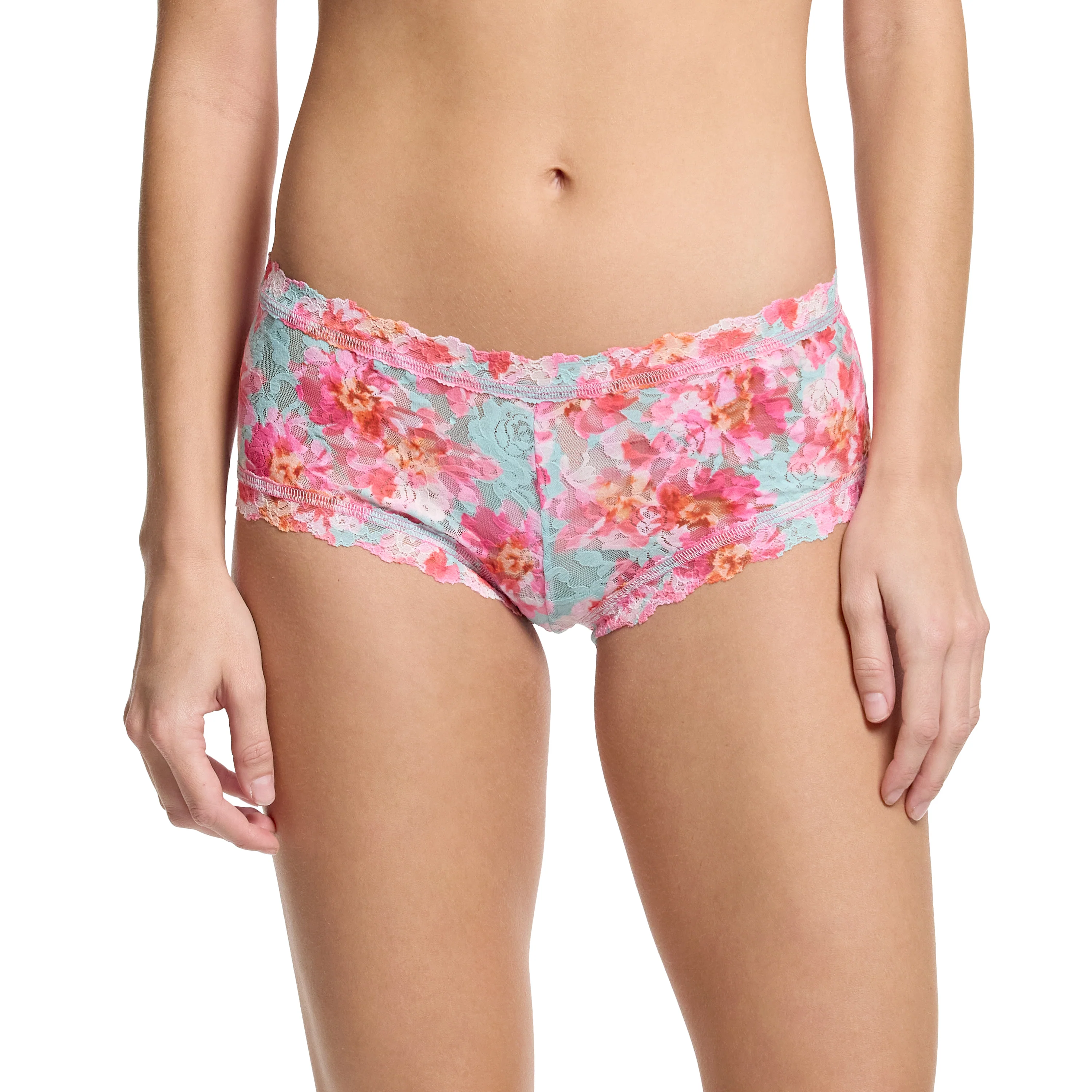 Signature Lace Boyshort | First Bloom (Blue) - Image 2