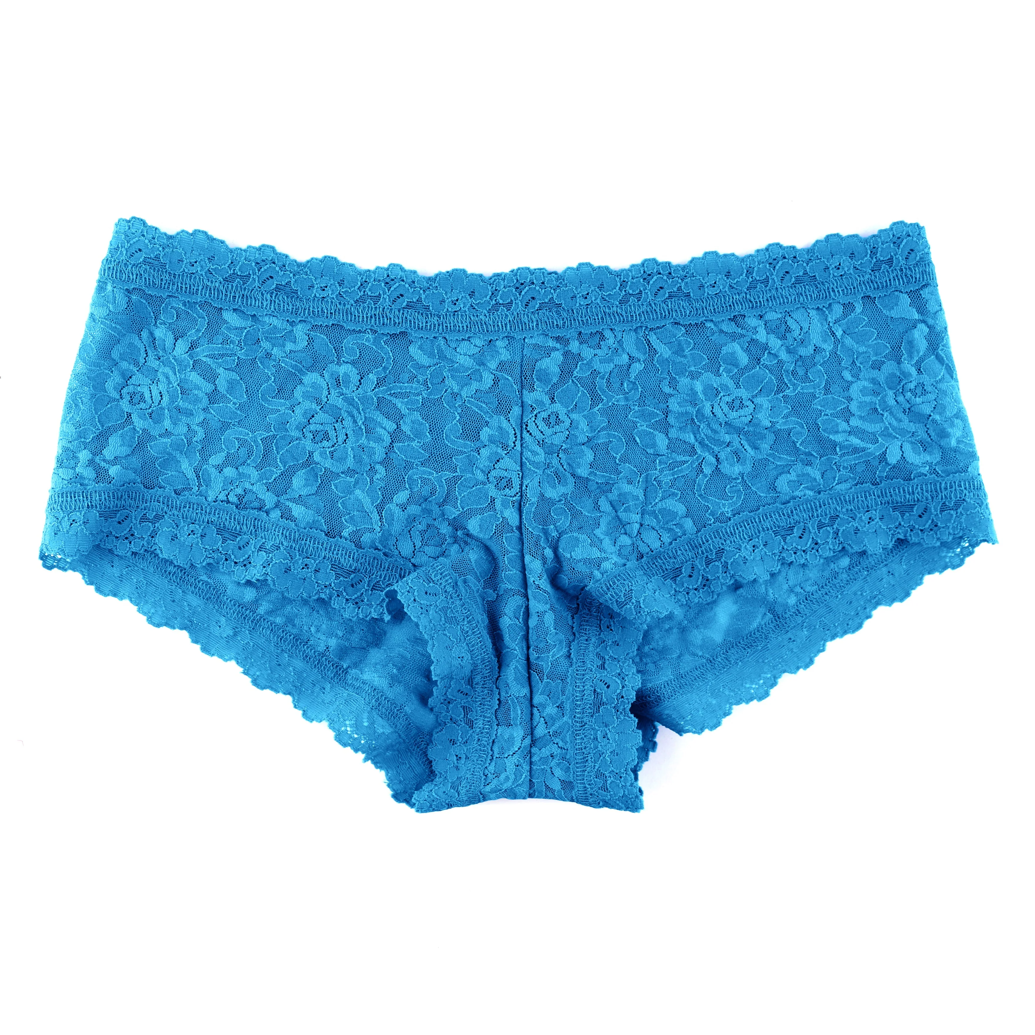 Signature Lace Boyshort | Kingfisher Blue - Image 2
