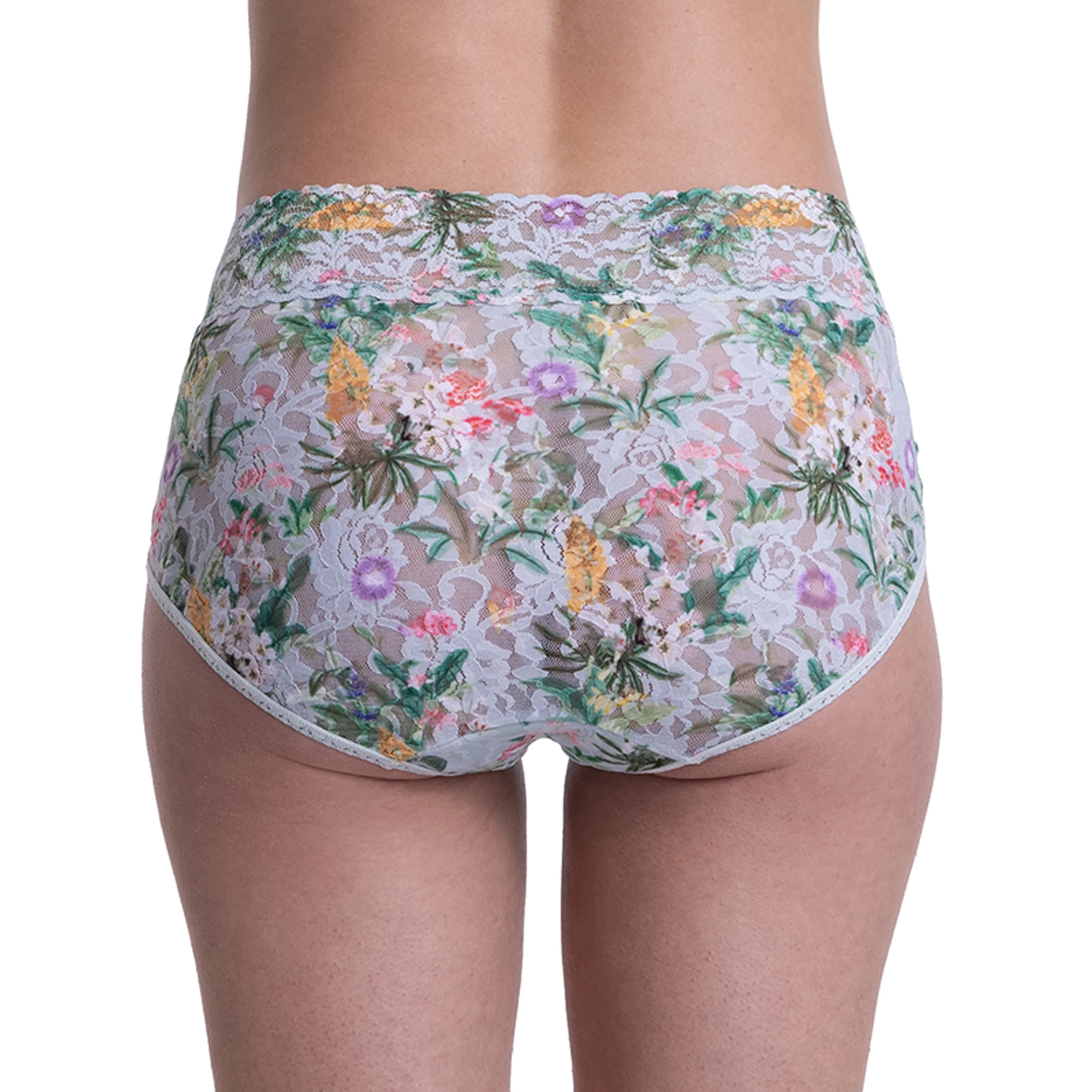 Signature Lace French Brief | Floriculture (Green) - Image 10