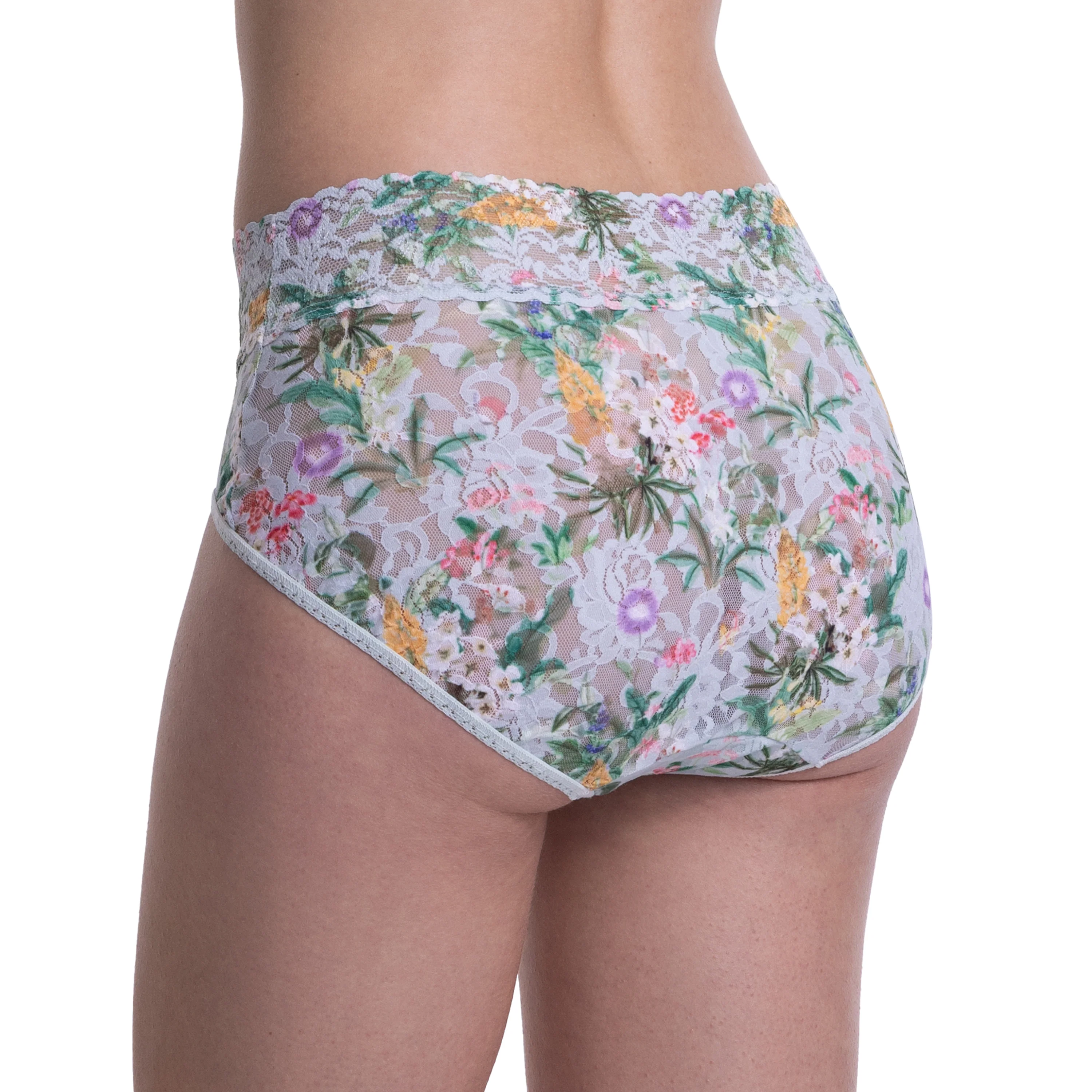 Signature Lace French Brief | Floriculture (Green) - Image 11