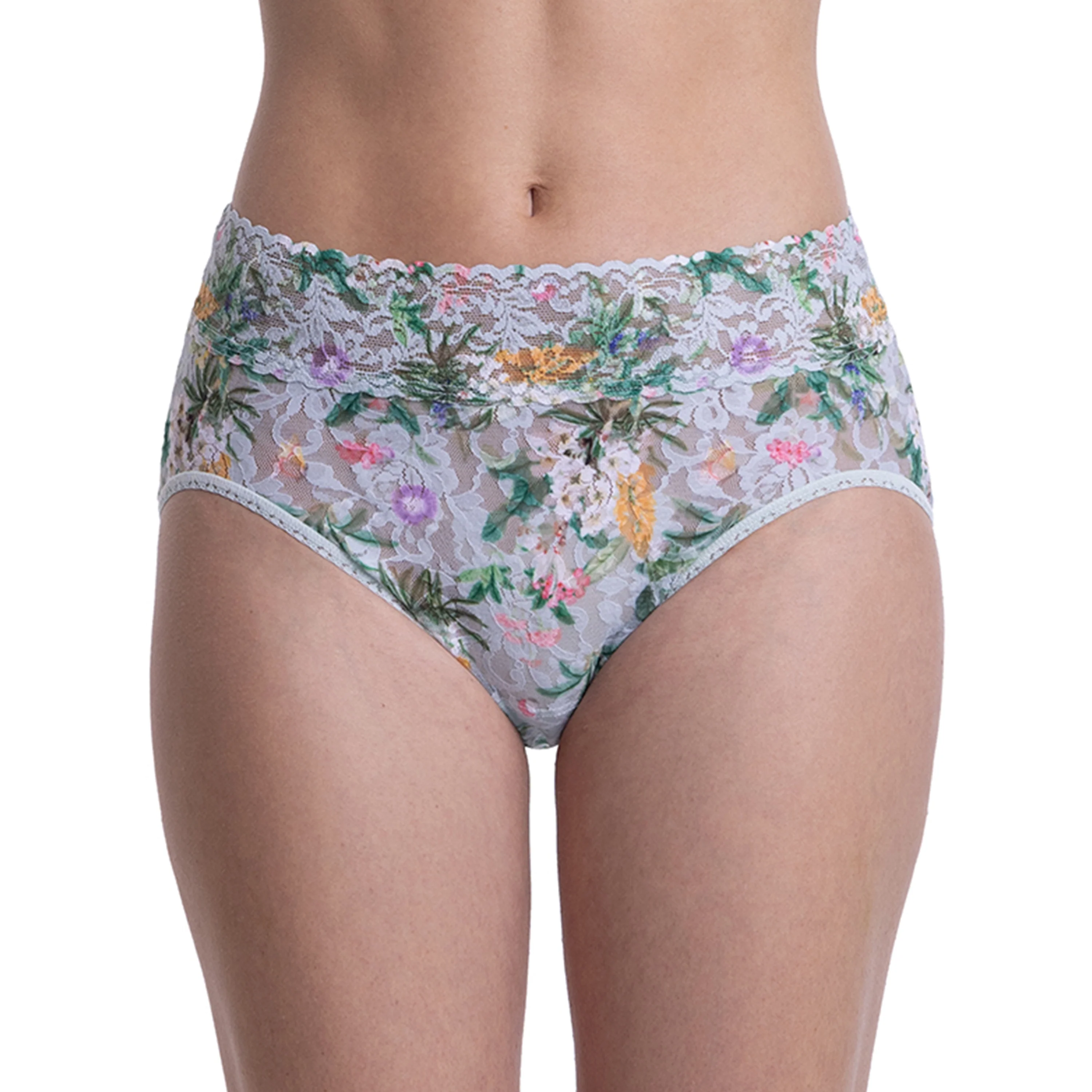 Signature Lace French Brief | Floriculture (Green) - Image 8