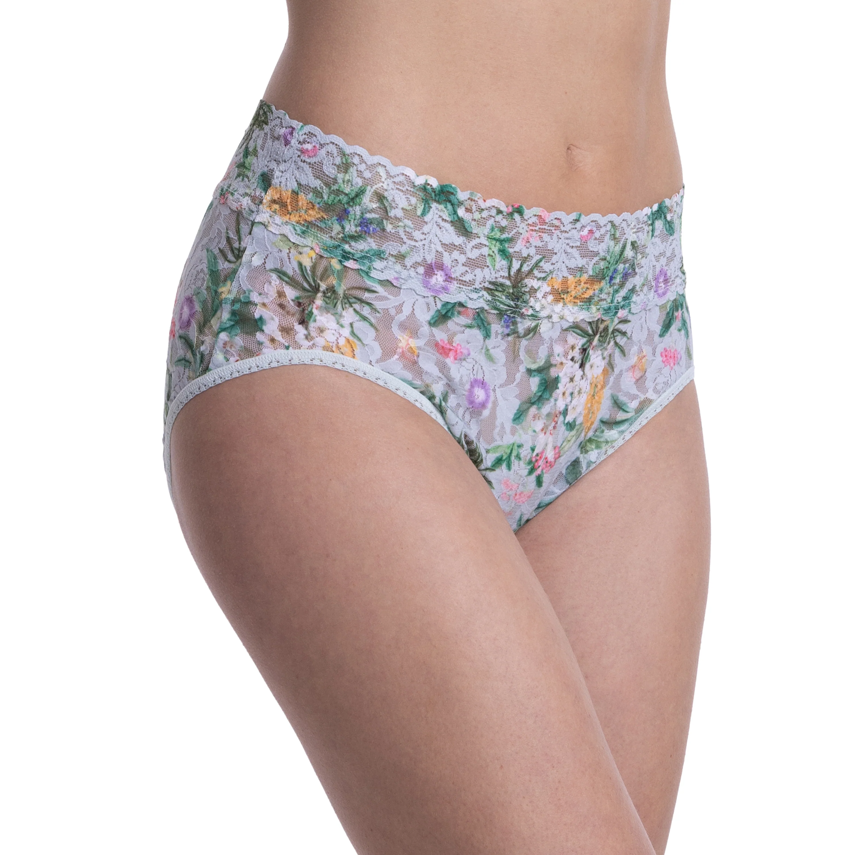 Signature Lace French Brief | Floriculture (Green) - Image 9