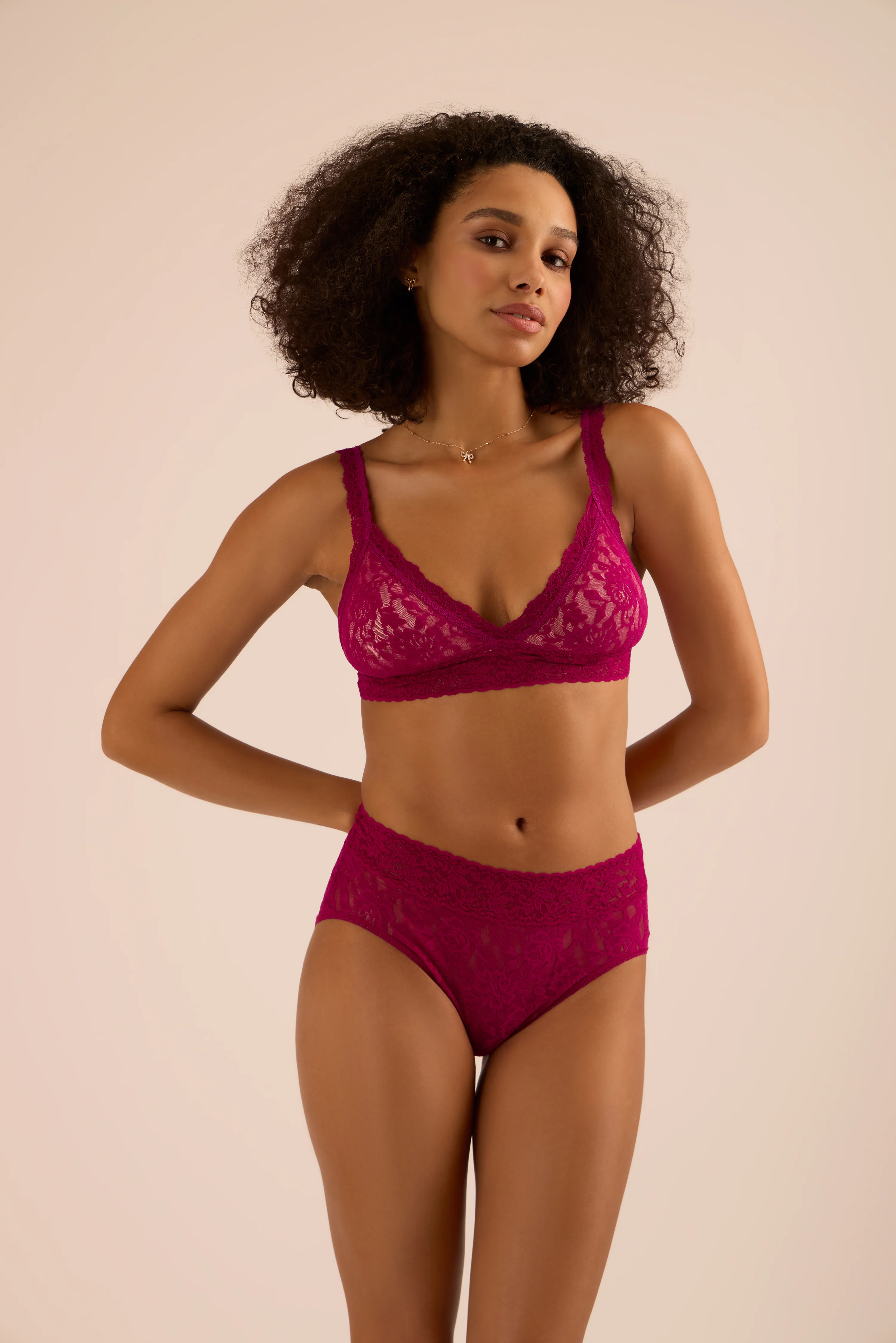 Signature Lace French Brief | From The Vine (Red) - Image 6