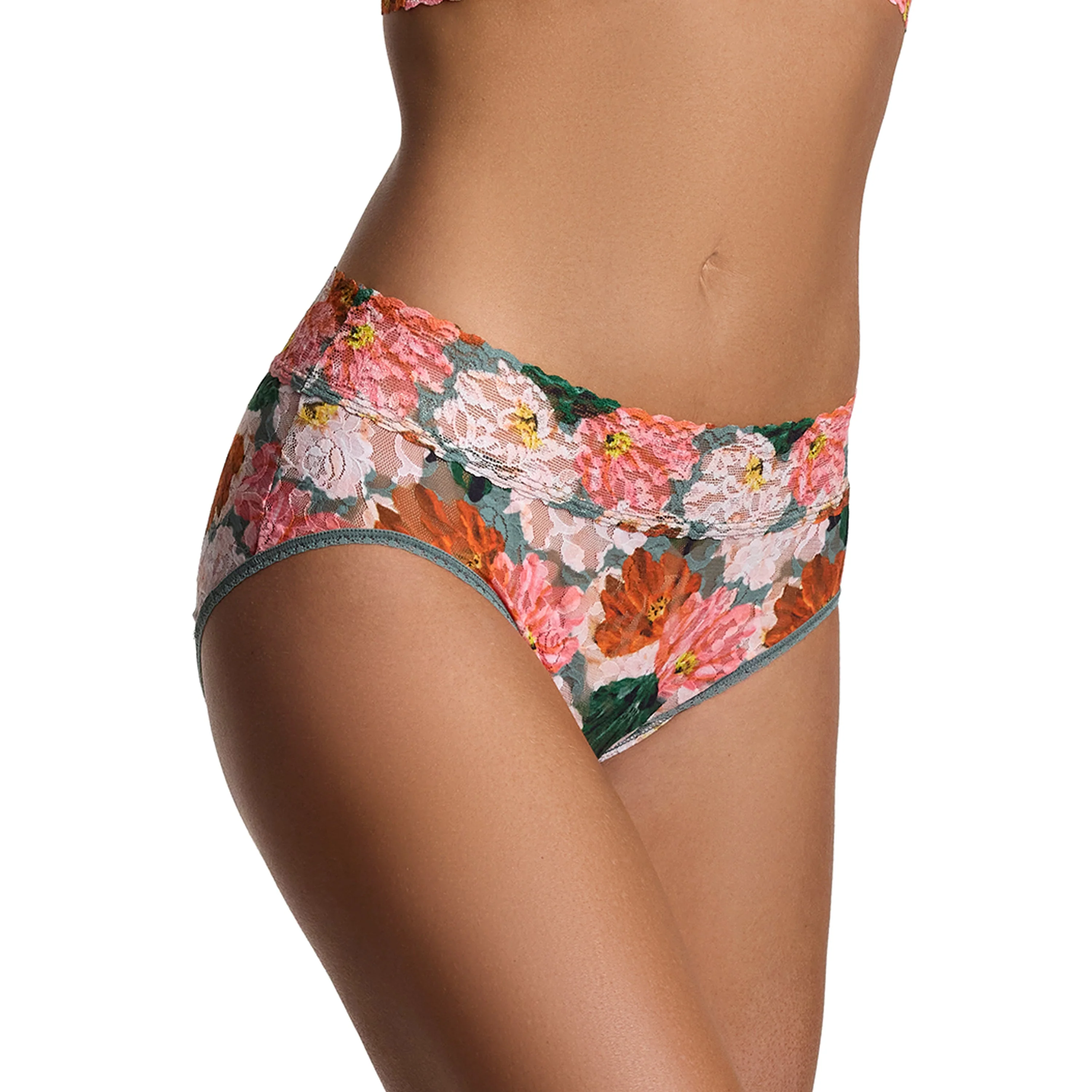 Signature Lace French Brief | Paint Me Like... (Green) - Image 3
