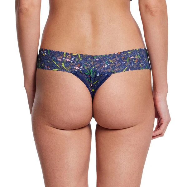 Signature Lace Low Rise Thong | Field Day - Image 3