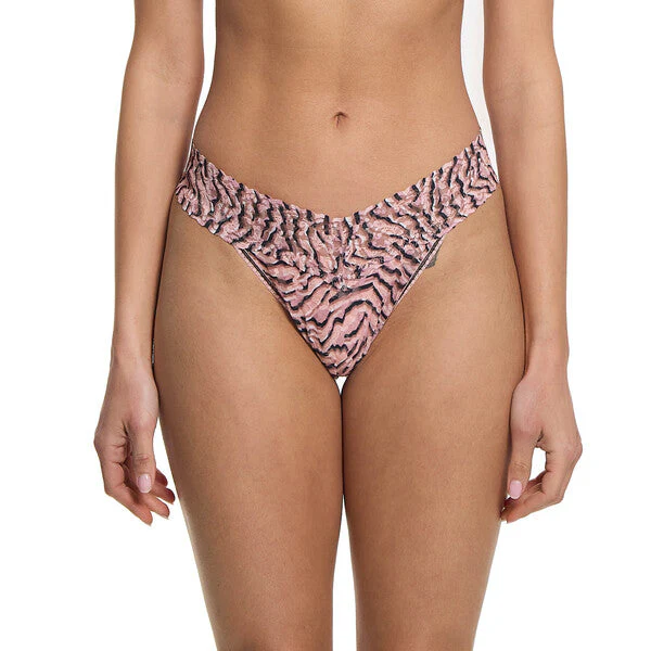 Signature Lace Original Rise Thong | Offbeat (Neutral) - Image 2