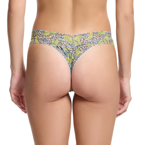 Signature Lace Original Rise Thong | Pick Me (Beige) - Image 3