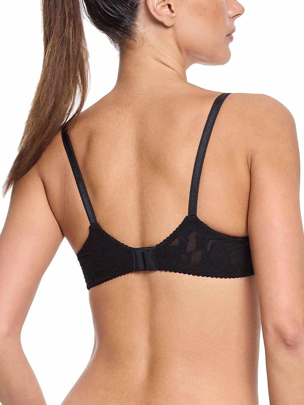 Signature Lace T-Shirt Bra | Black - Image 2