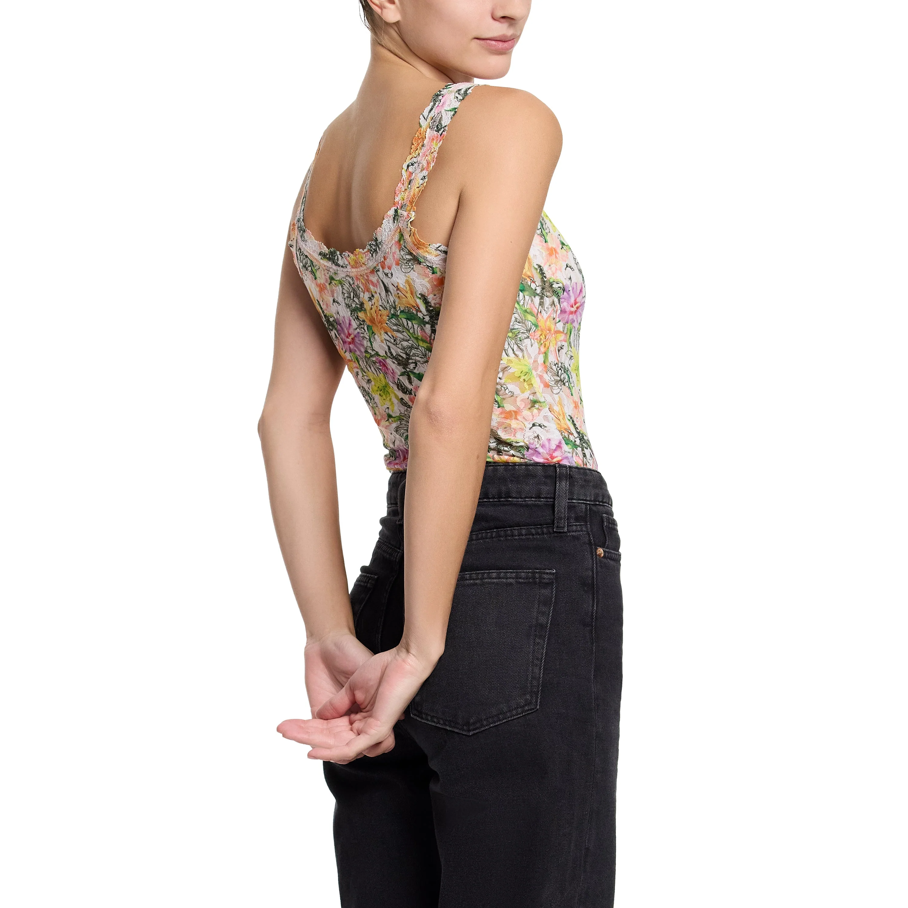 Signature Lace Unlined Camisole | Botany (White) - Image 10