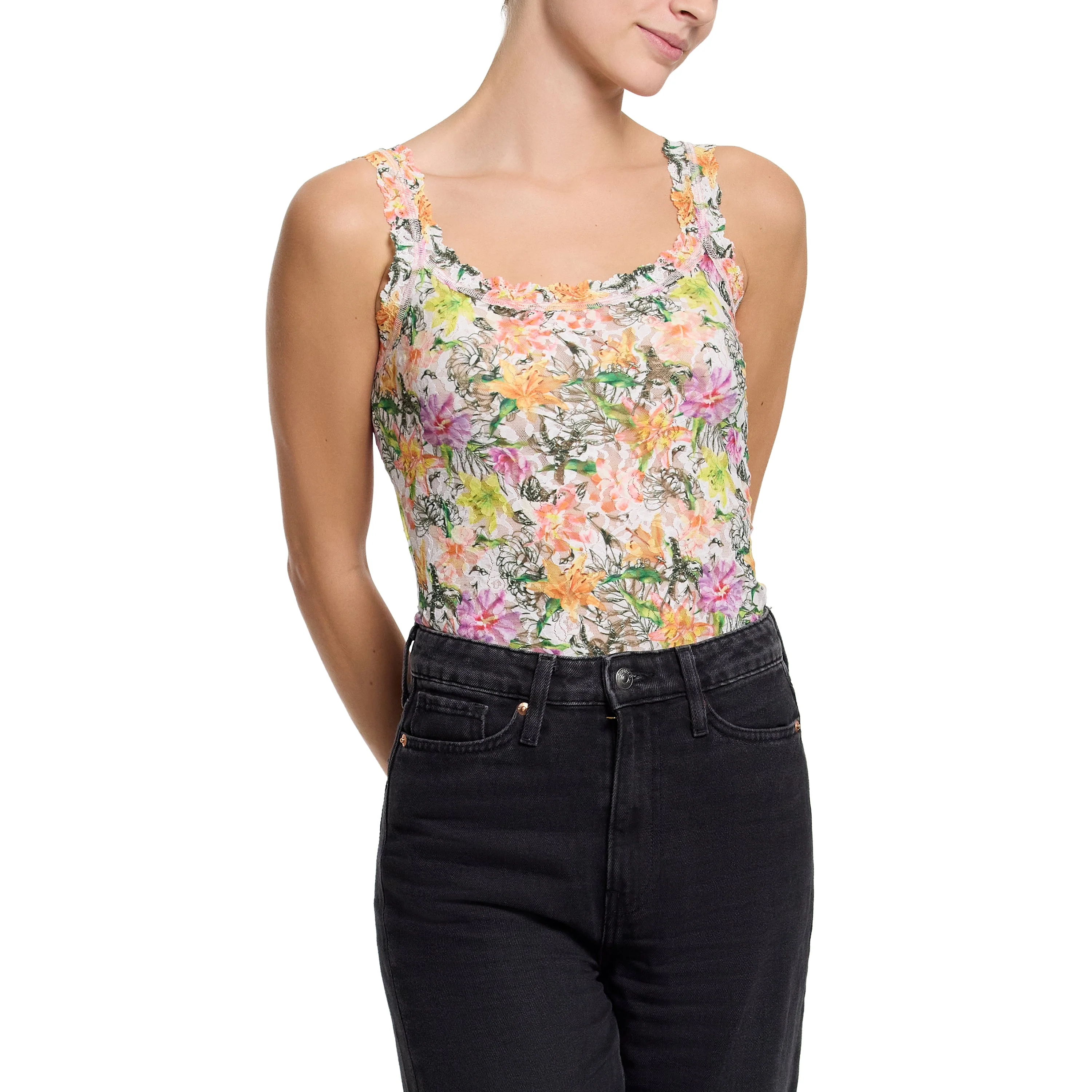 Signature Lace Unlined Camisole | Botany (White) - Image 8