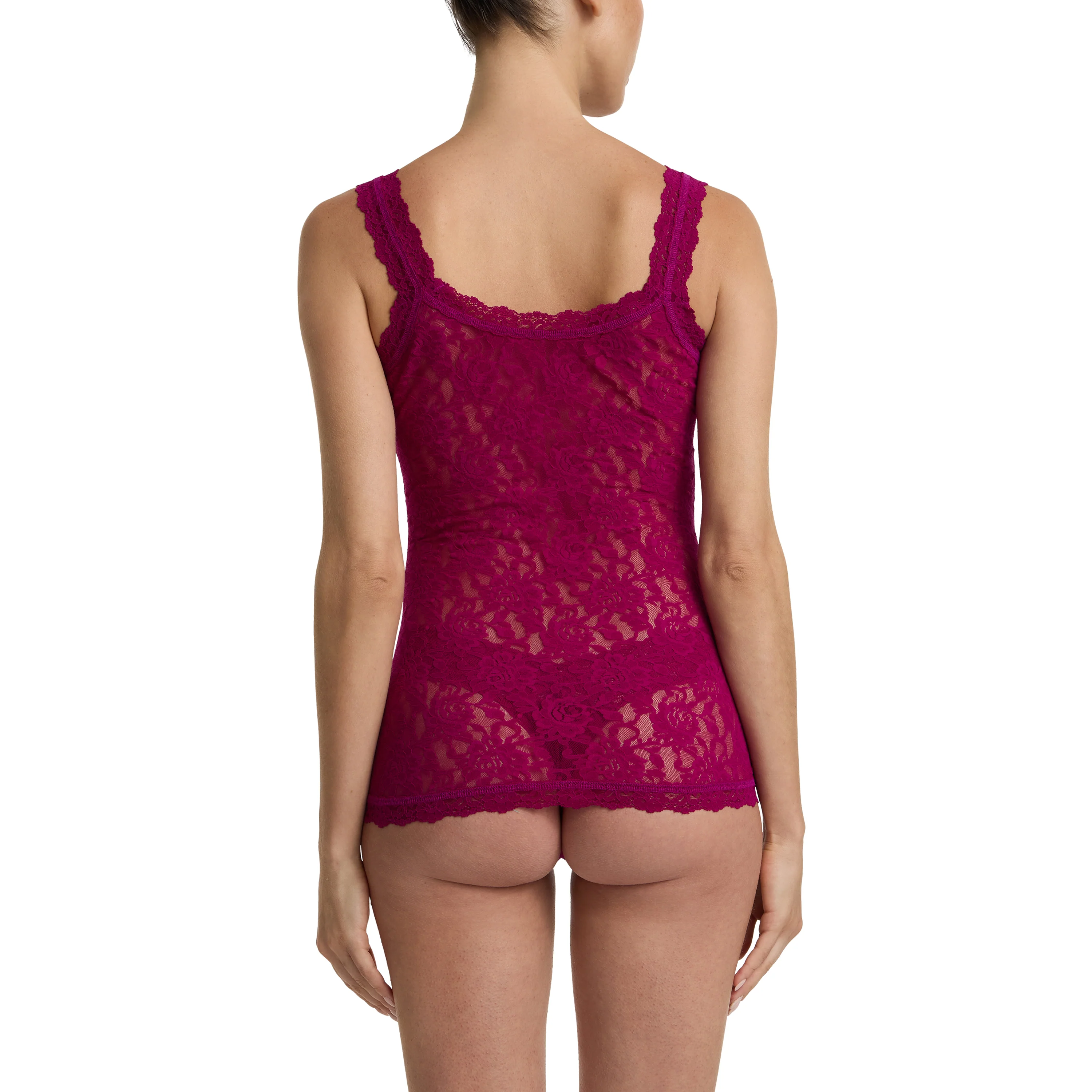 Signature Lace Unlined Camisole | From The Vine (Red) - Image 3