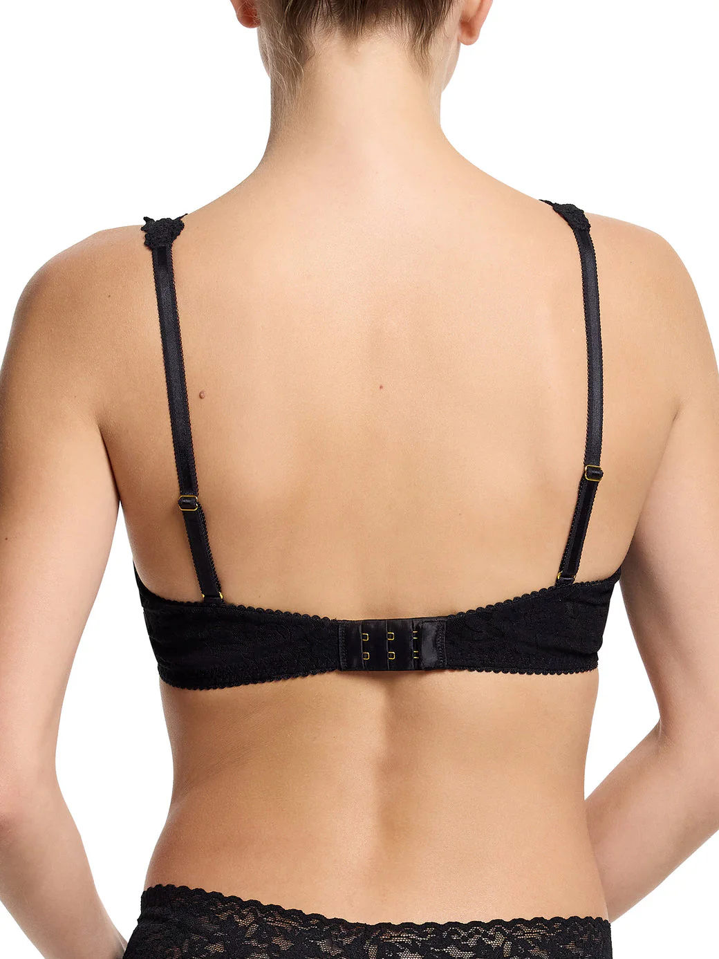 Signature Lace Unlined Underwire Bra | Black - Image 2