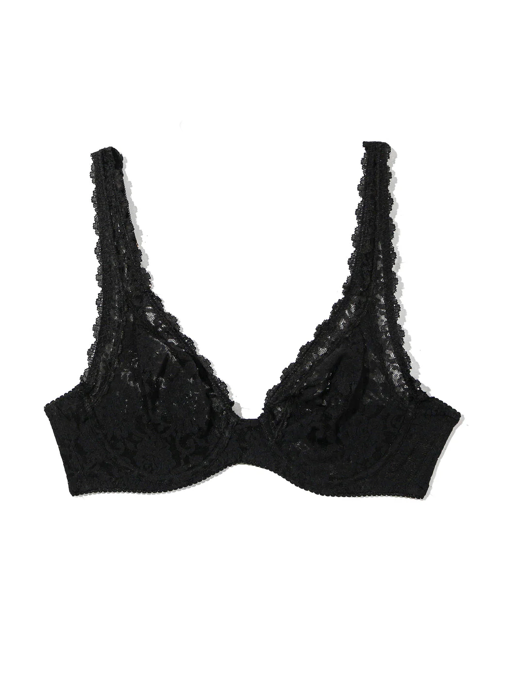 Signature Lace Unlined Underwire Bra | Black - Image 3