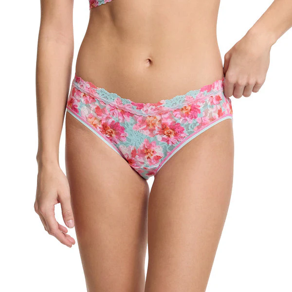 Signature Lace V-Front Brief | First Bloom (Blue) - Image 2