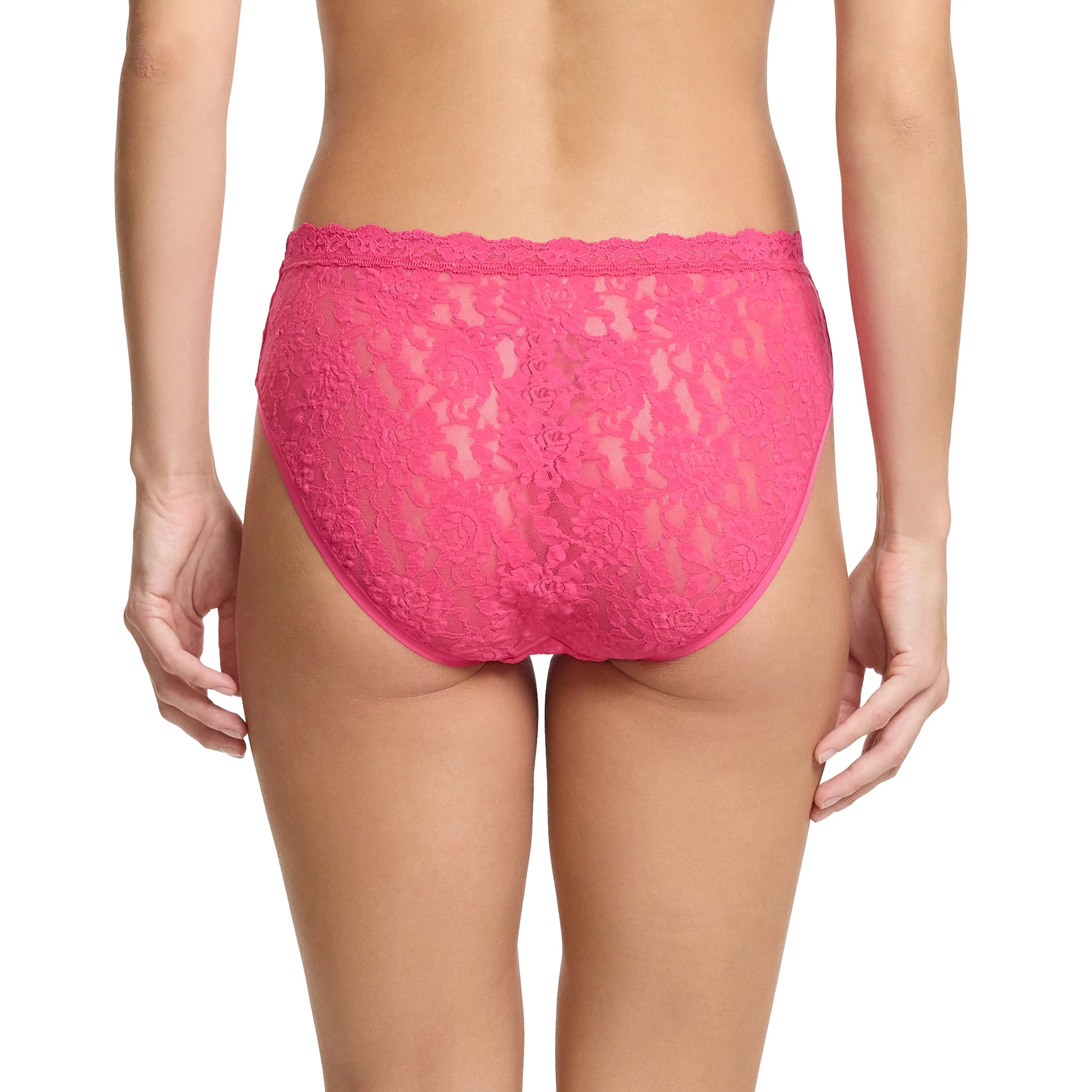 Signature Lace V-Front Brief | Un-Beet-Able (Pink) - Image 5