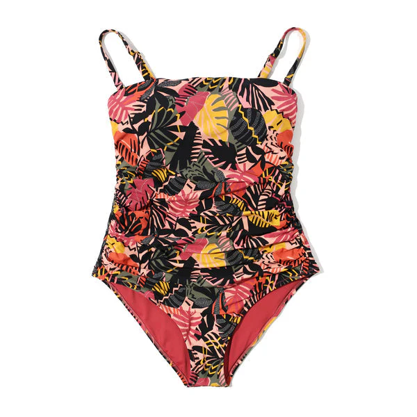 Swim Bandeau One Piece | Palm Springs (Beige) - Image 2