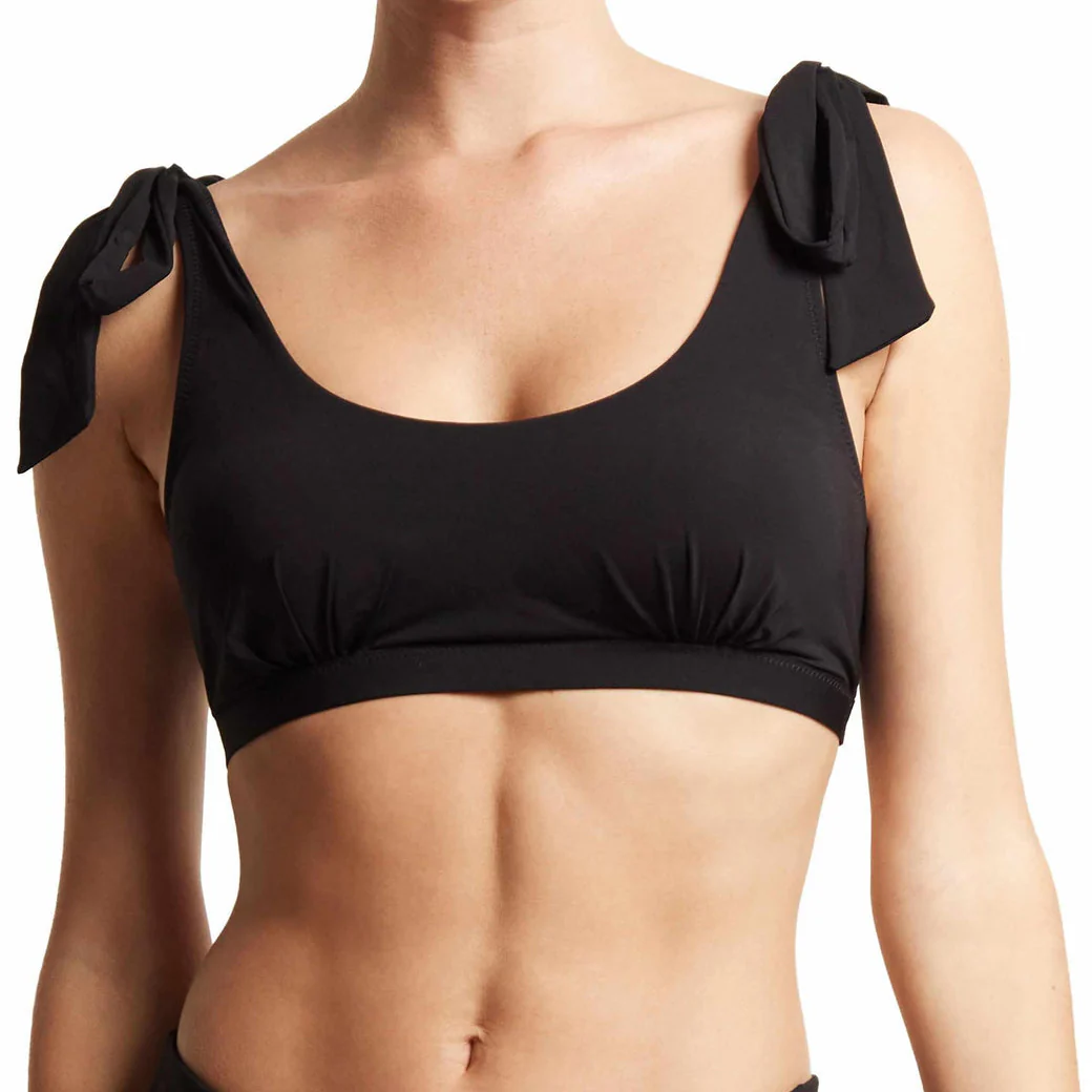Swim Scoop Bikini Top | Black - Image 2