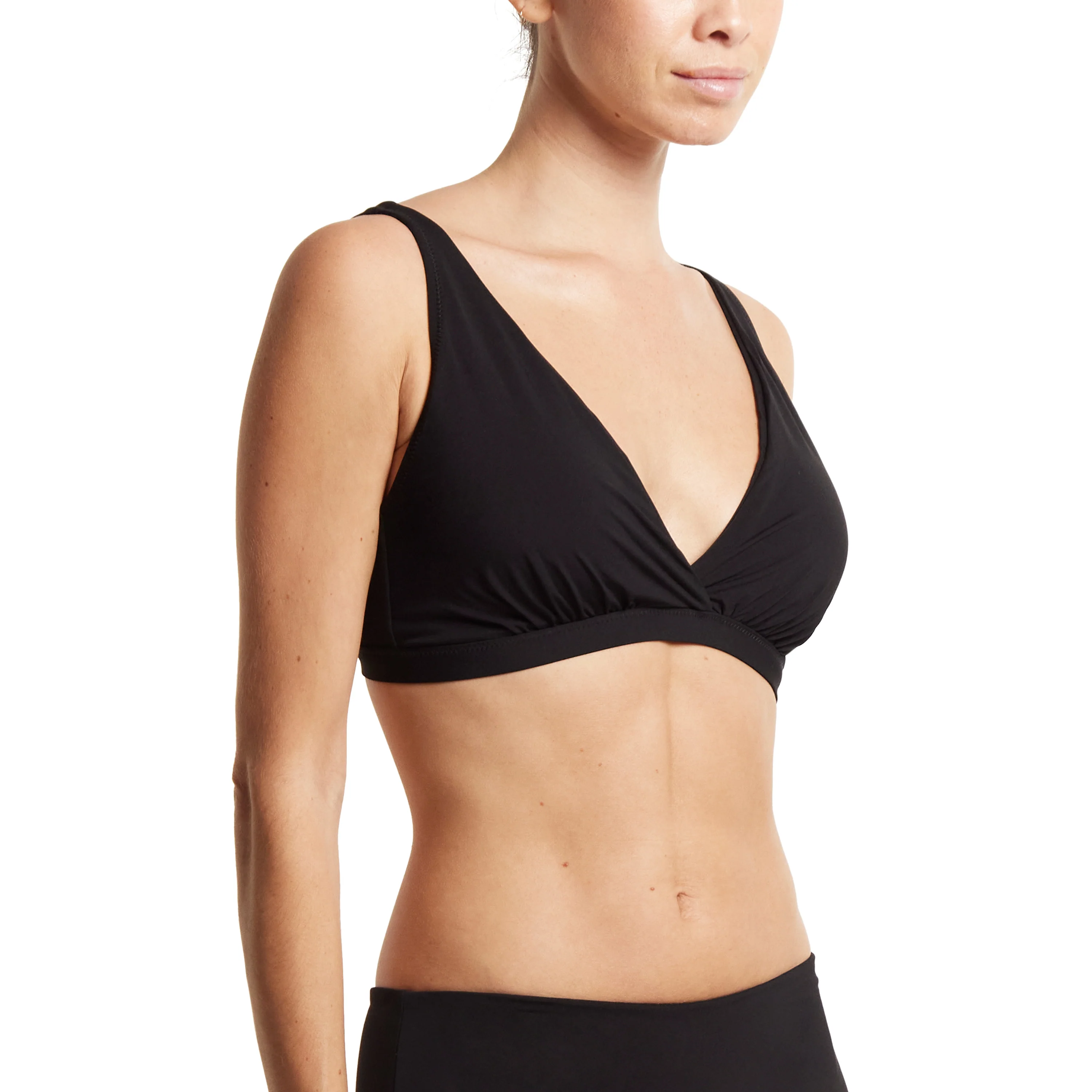Swim Wrap Bikini Top | Black - Image 4