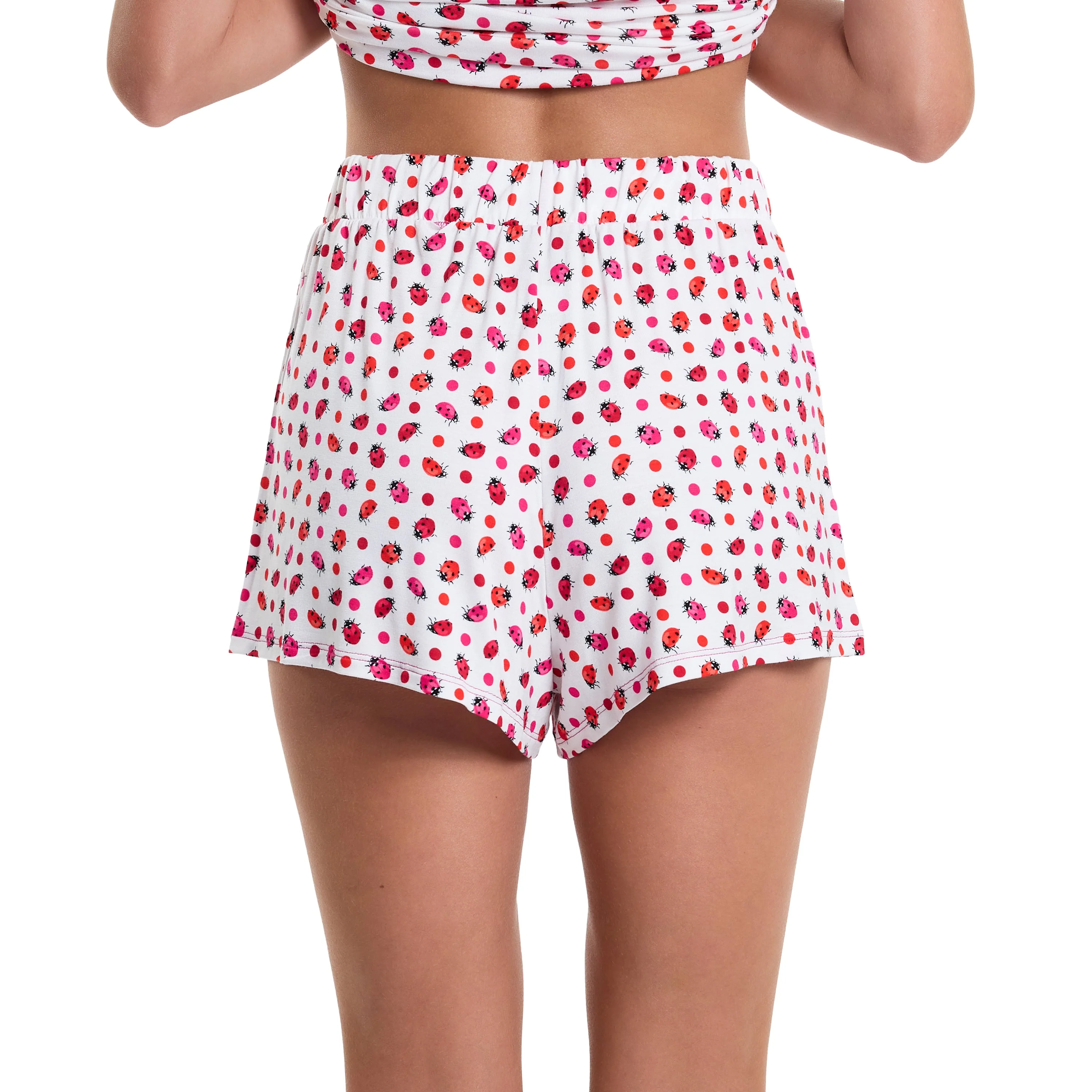 Unwind Drawstring Short | Do Or Dot (White) - Image 2
