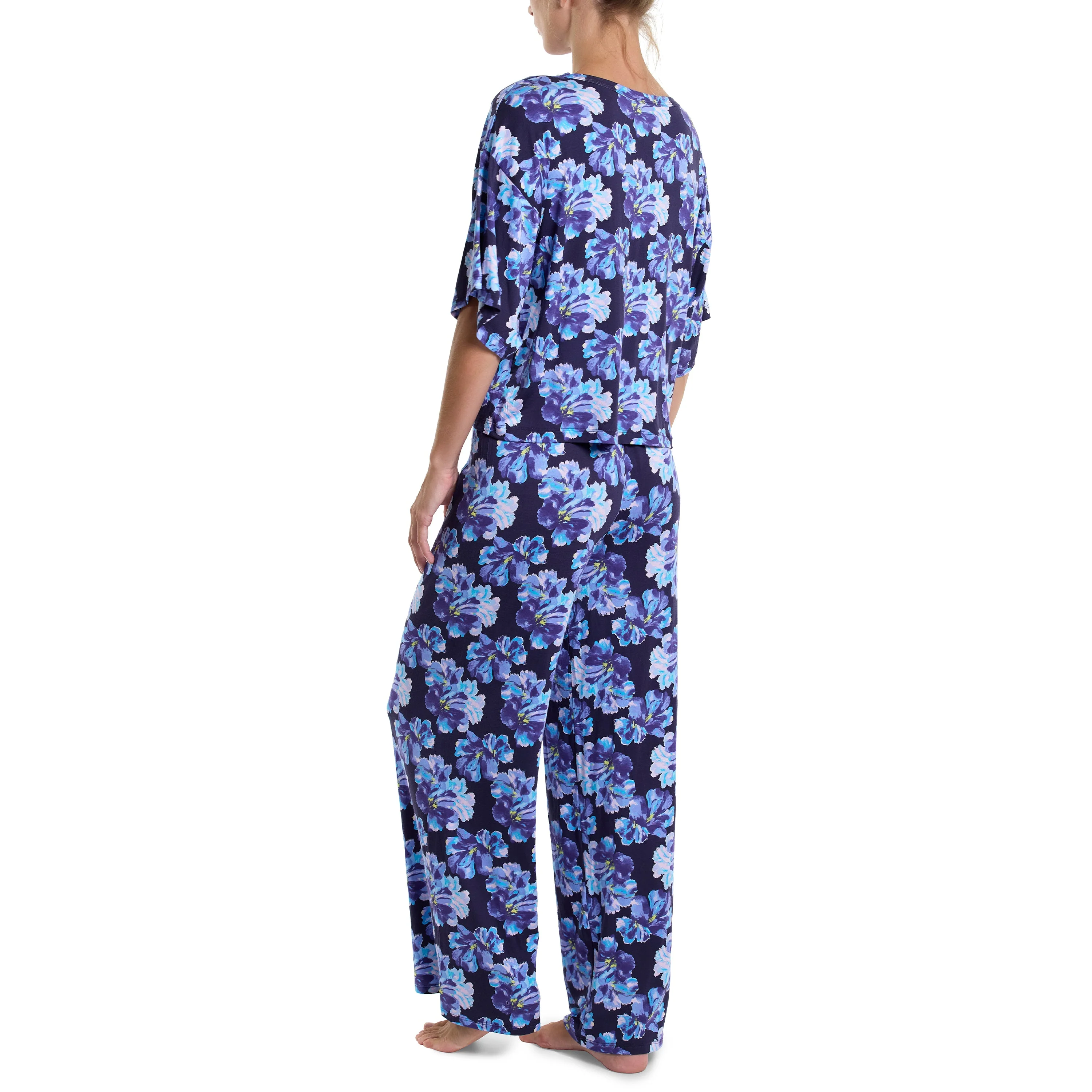 Unwind Drawstring Wide Leg Pant | Nightfall (Purple) - Image 6