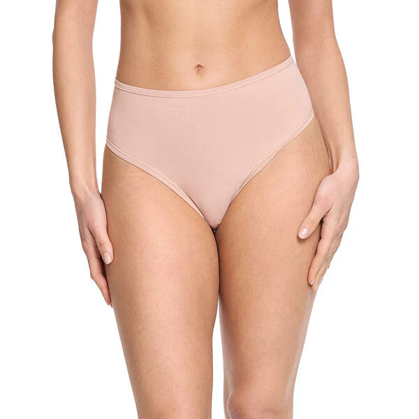 YourFit High Cut Thong | Almond Milk (Brown) - Image 2