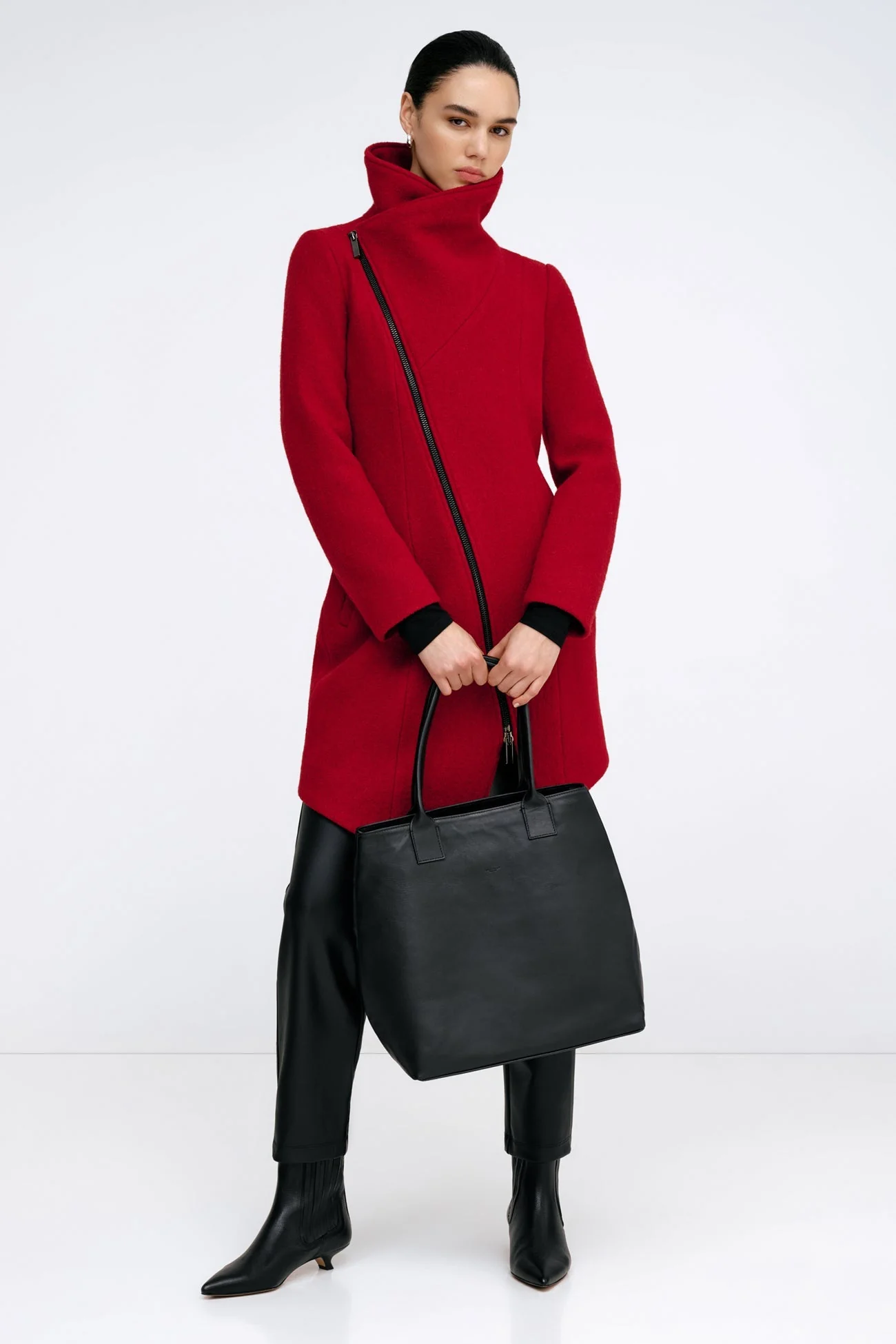 Laci Oversized Tote | Black - Image 8