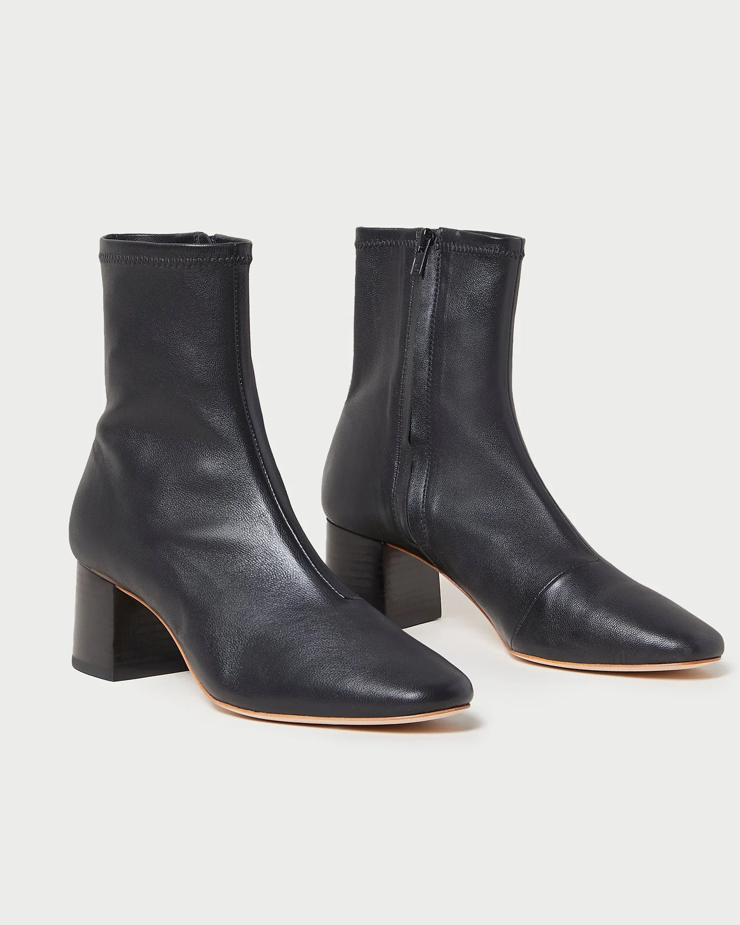 Alec Mid-Heel Stretch Bootie | Black - Image 3