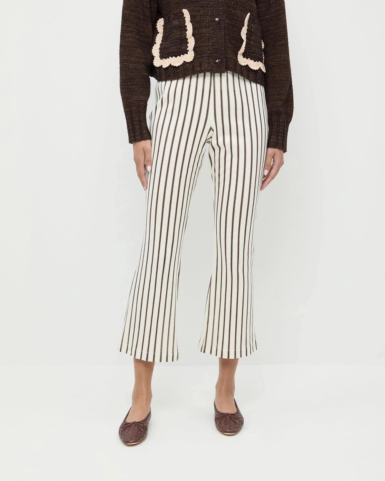 Alex Pant | Brown Stripe