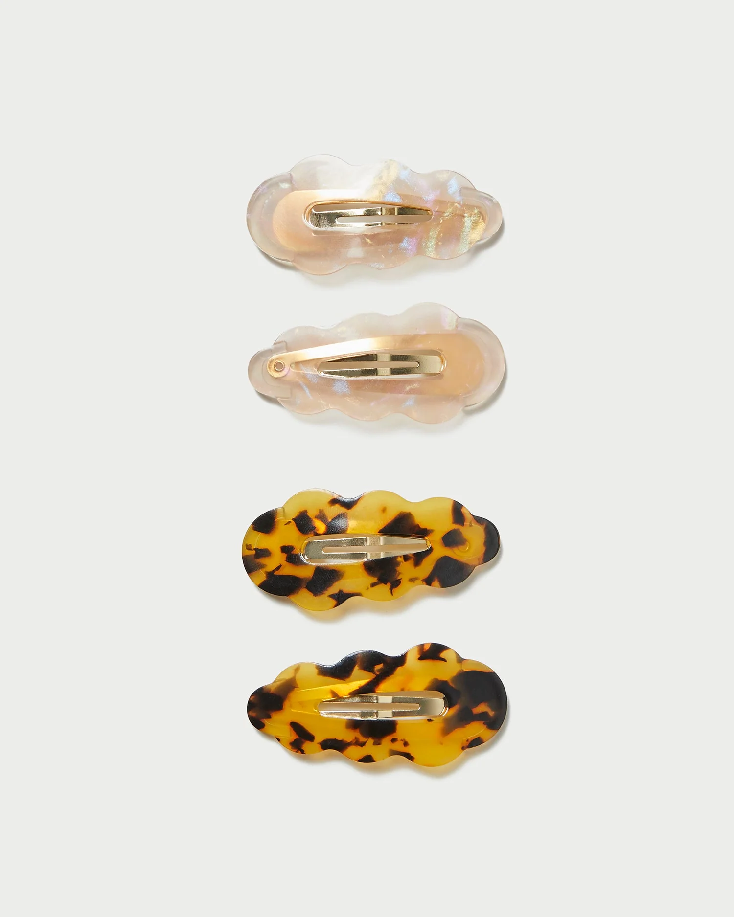Amari Clip Set | Dune/Dark Tortoiseshell