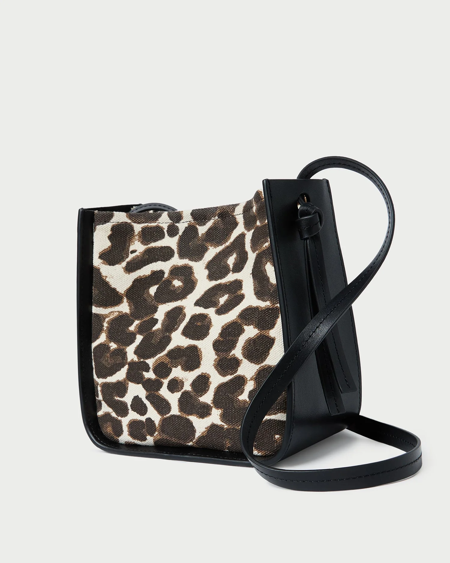 Avalon Canvas Crossbody | Leopard/Black - Image 2