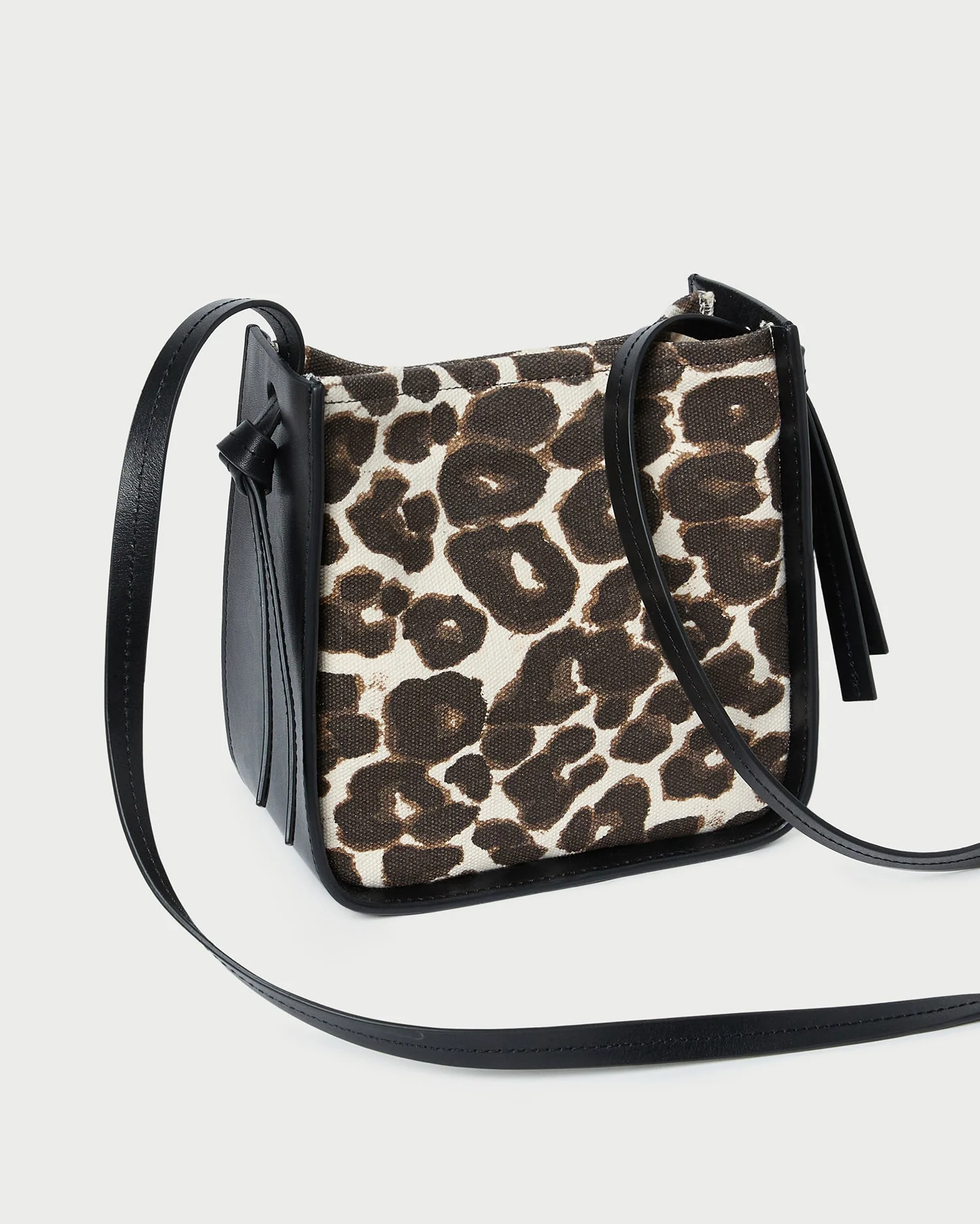 Avalon Canvas Crossbody | Leopard/Black - Image 3