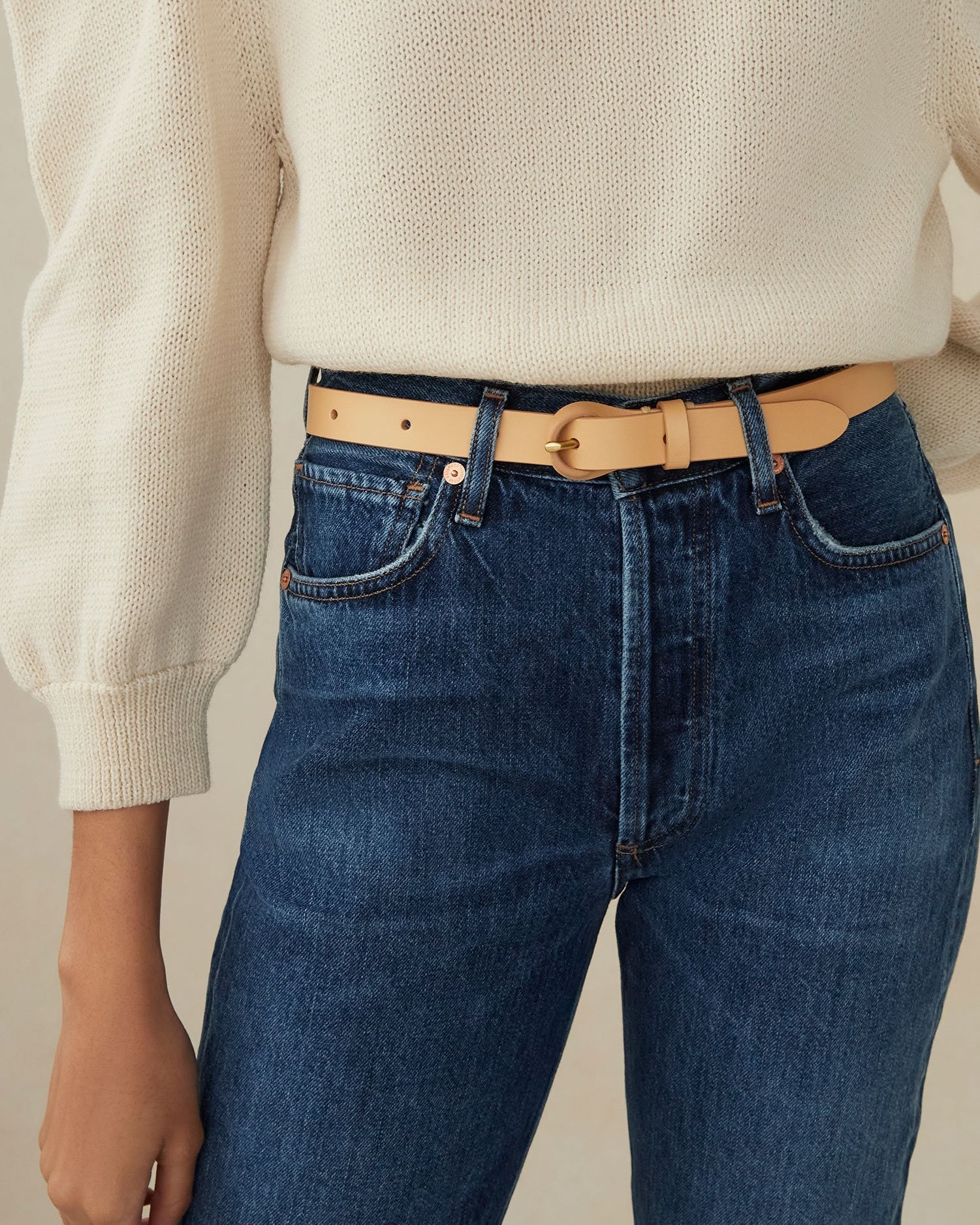 Brielle Leather Belt | Honey - Image 3