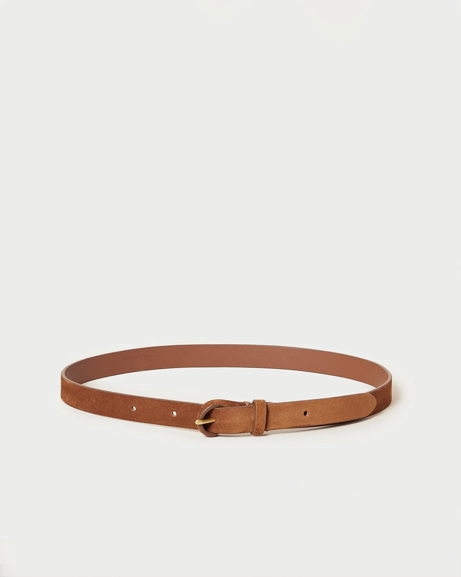 Brielle Suede Belt | Cacao