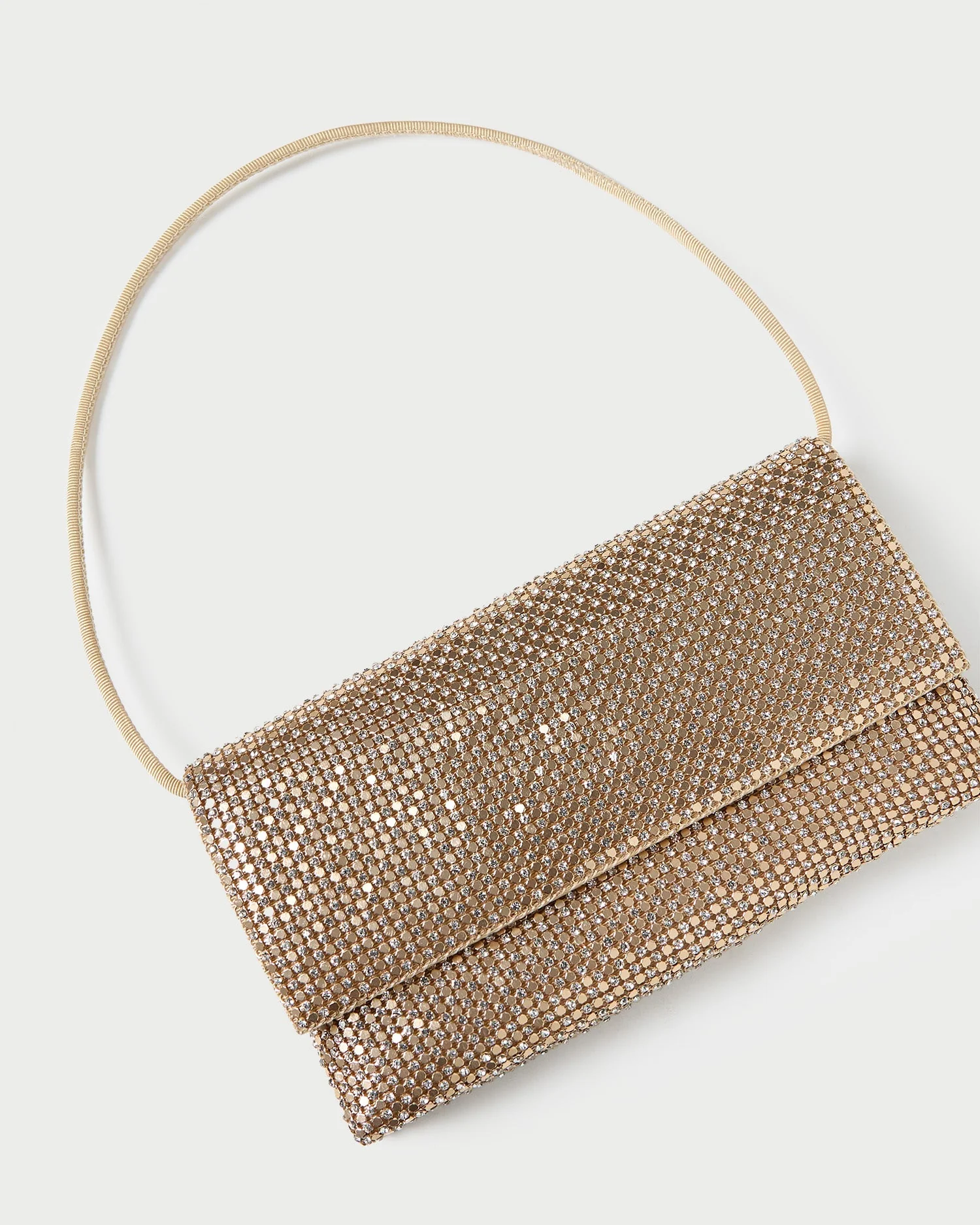 Charlee Diamante Shoulder Bag | Gold - Image 4