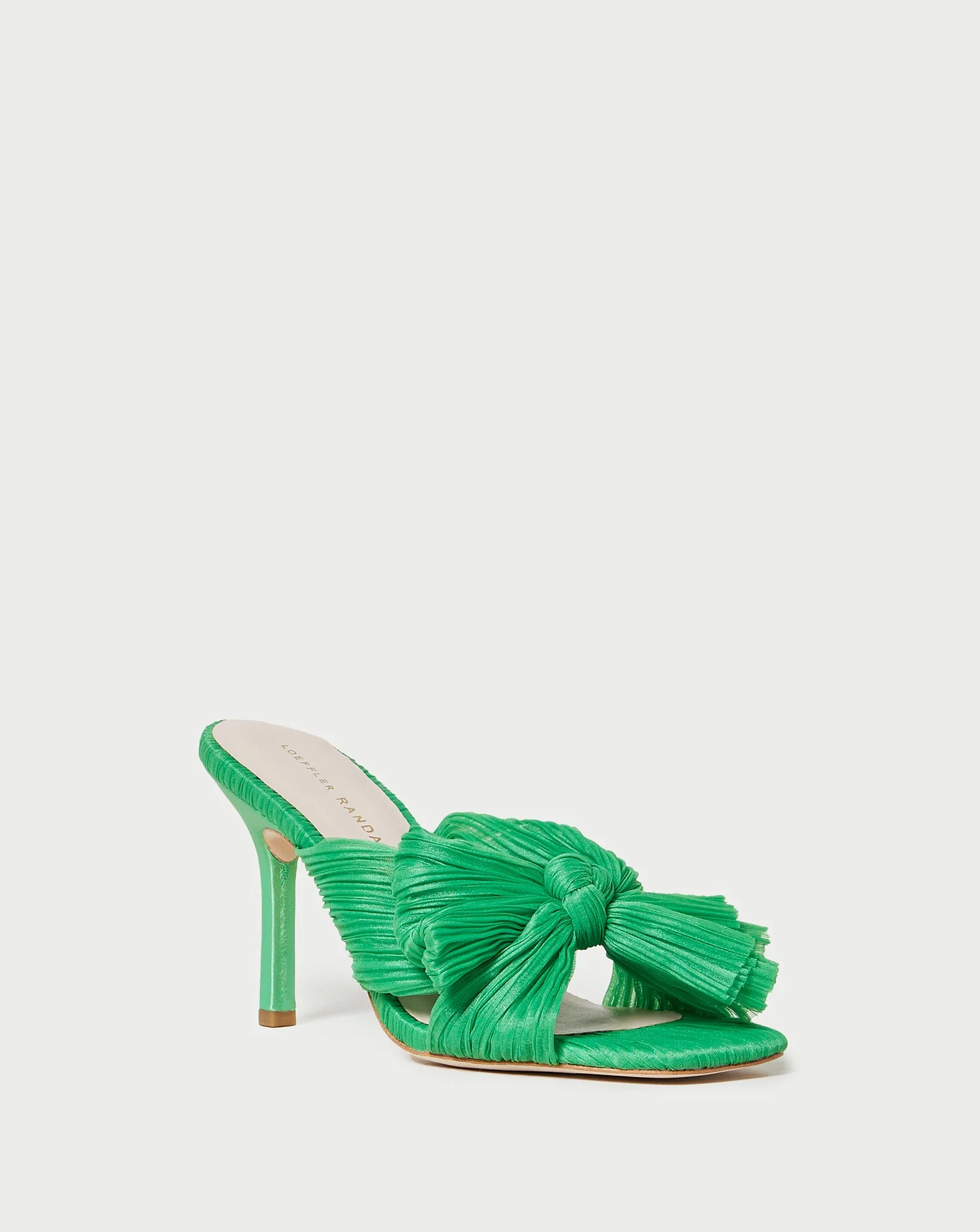 Claudia Pleated Bow Mule | Clover