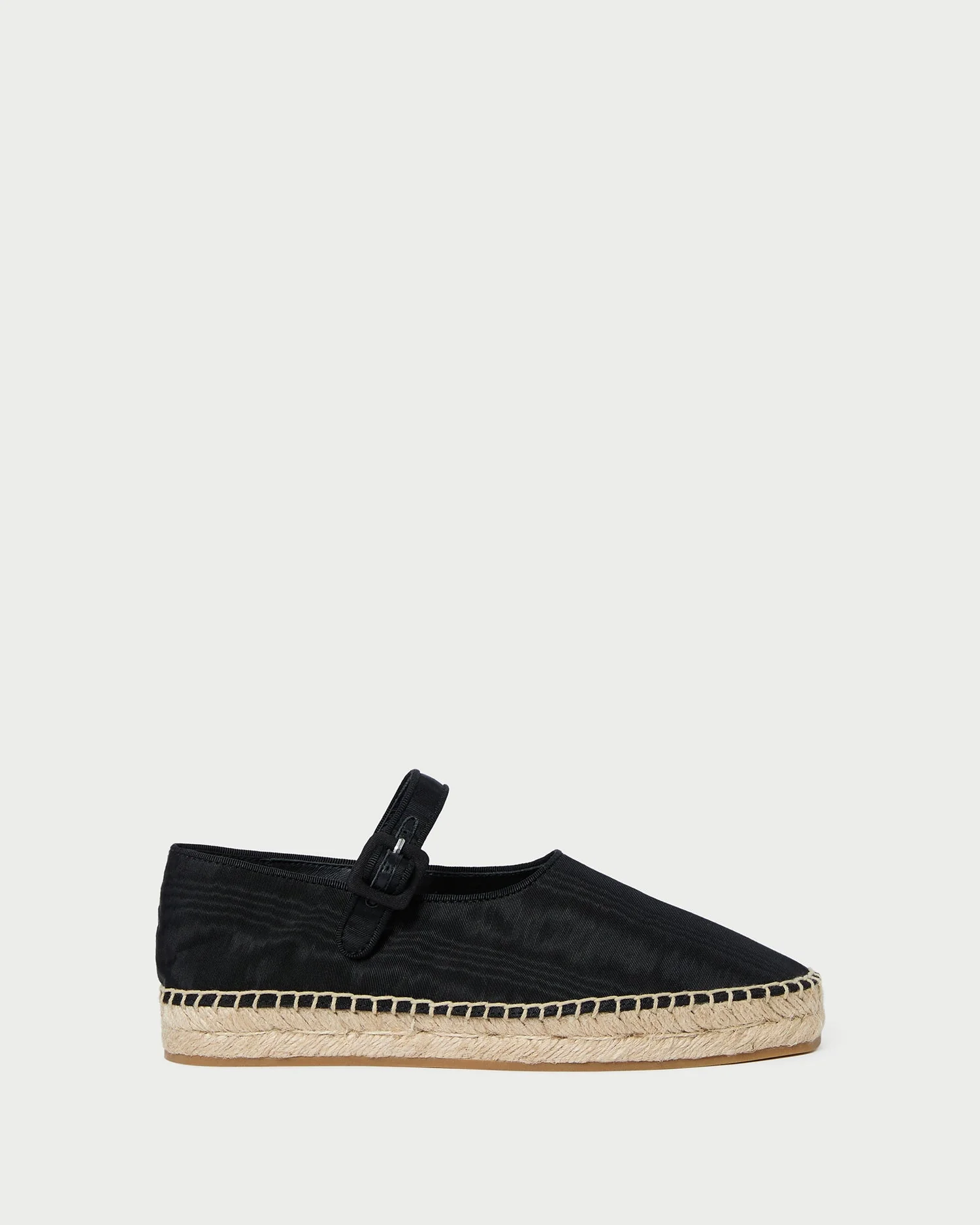 Clover Moire Espadrille | Black - Image 3