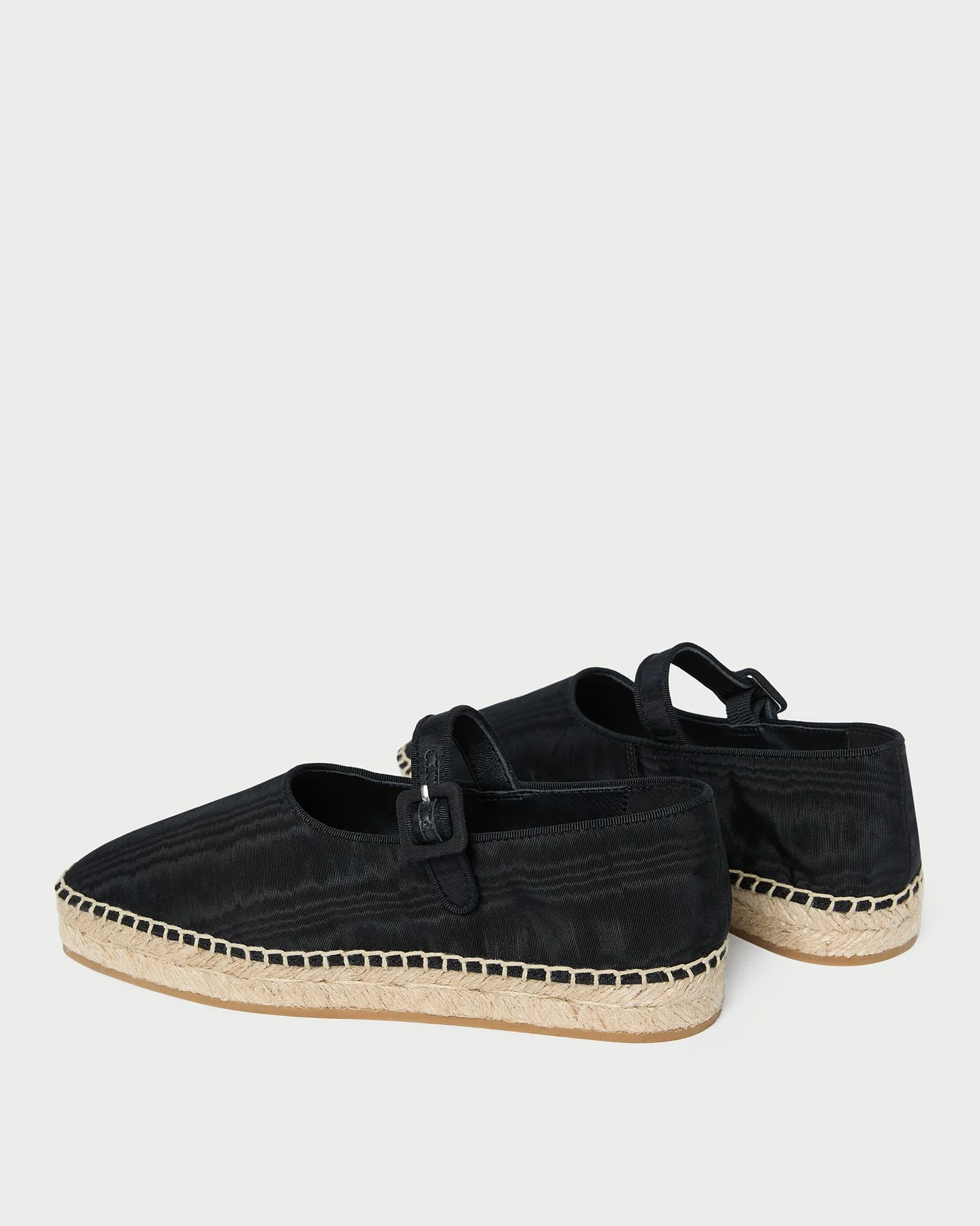 Clover Moire Espadrille | Black - Image 5