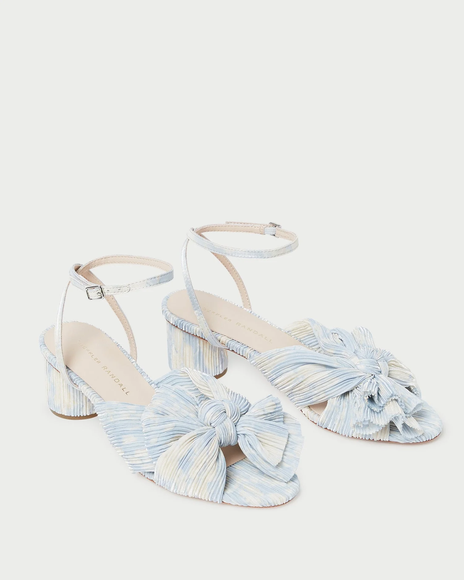 Dahlia Bow Heel | Blue Floral - Image 4