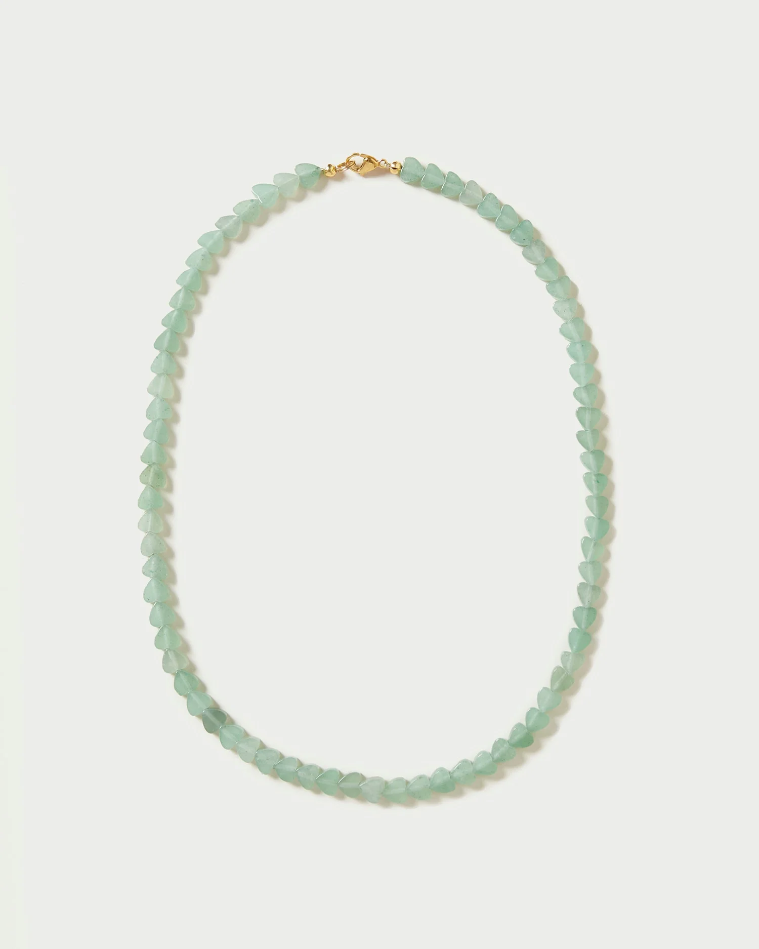 Darby Heart Stone Necklace | Jade