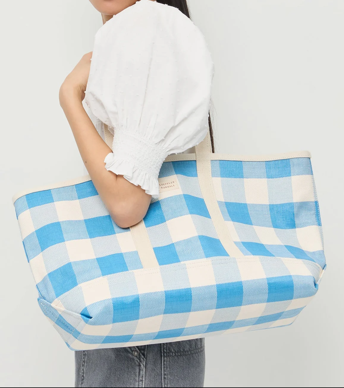 Deanie Tote | Blue Gingham - Image 5