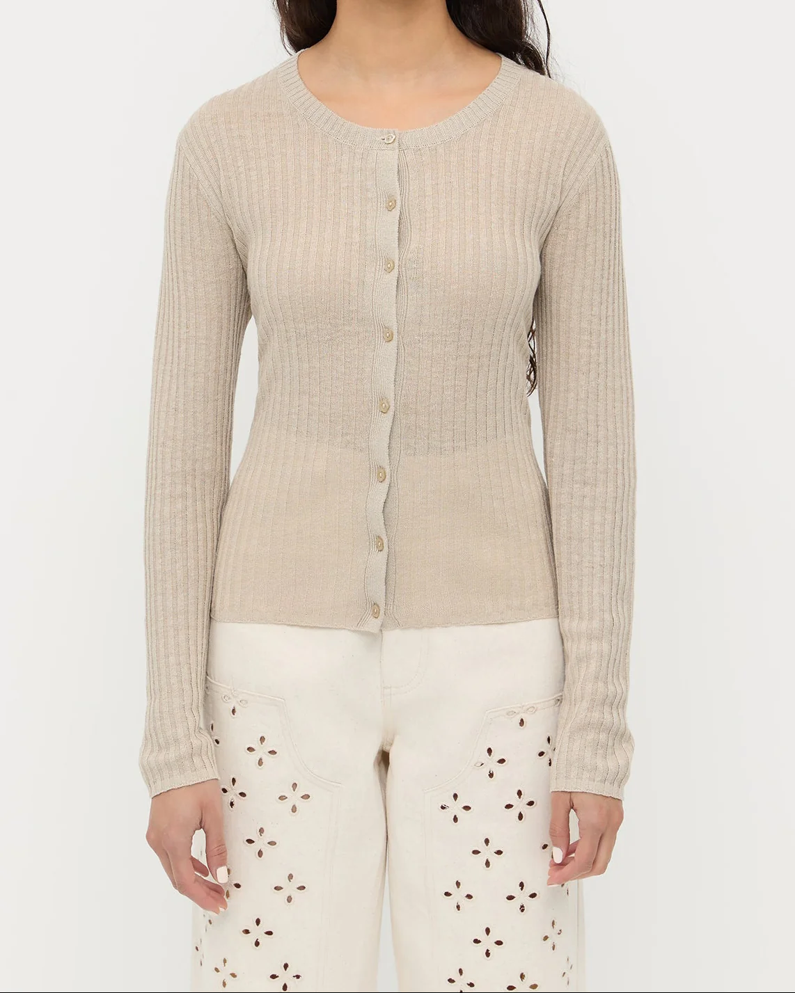 Dion Cardigan | Tan