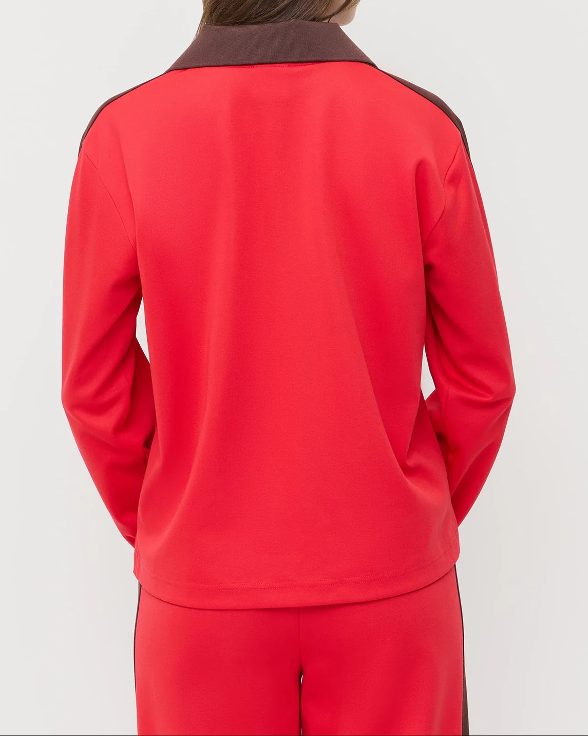 Emerson Track Top | Red/Brown - Image 3