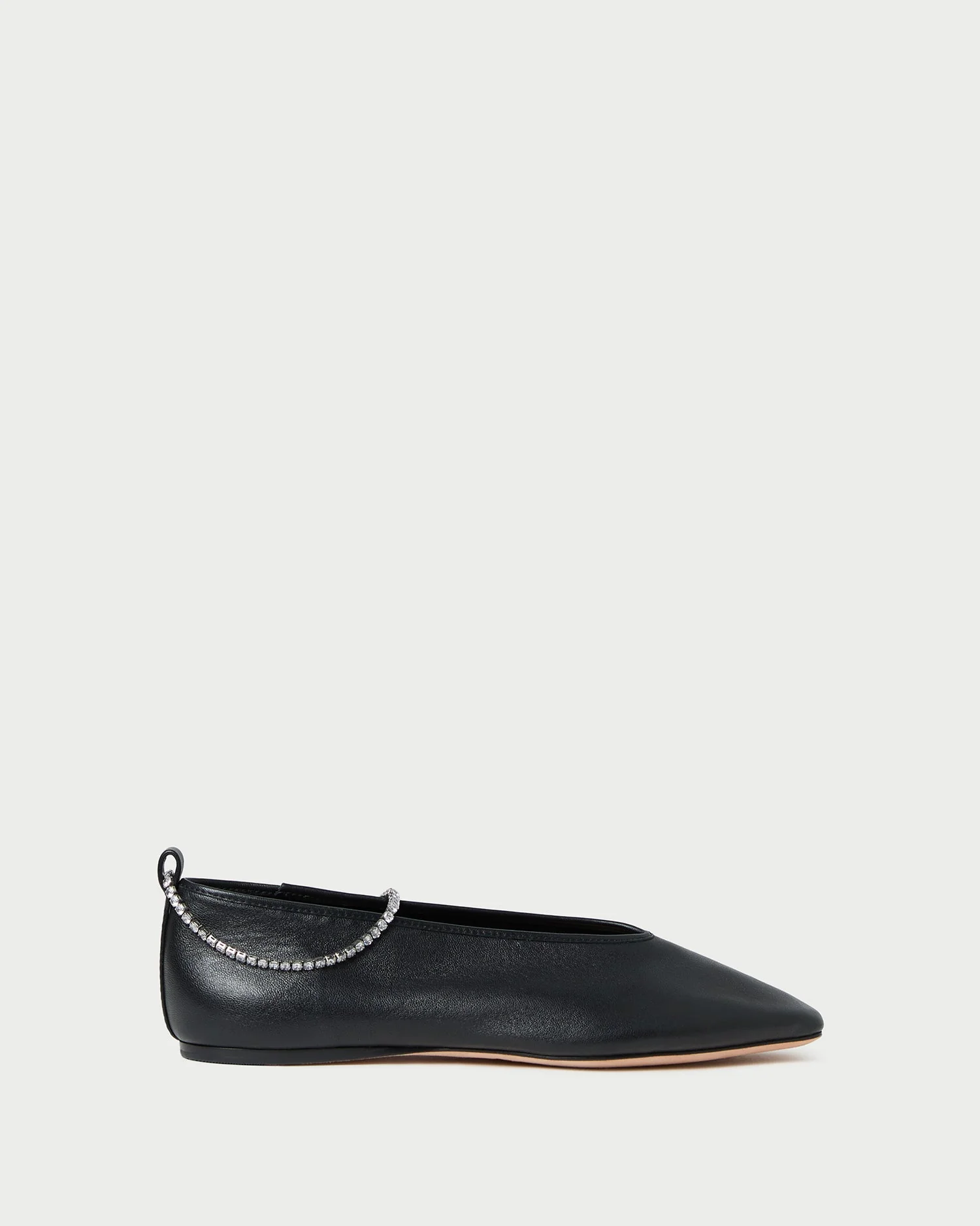 Emery Ballet Flat | Black/Crystal - Image 3