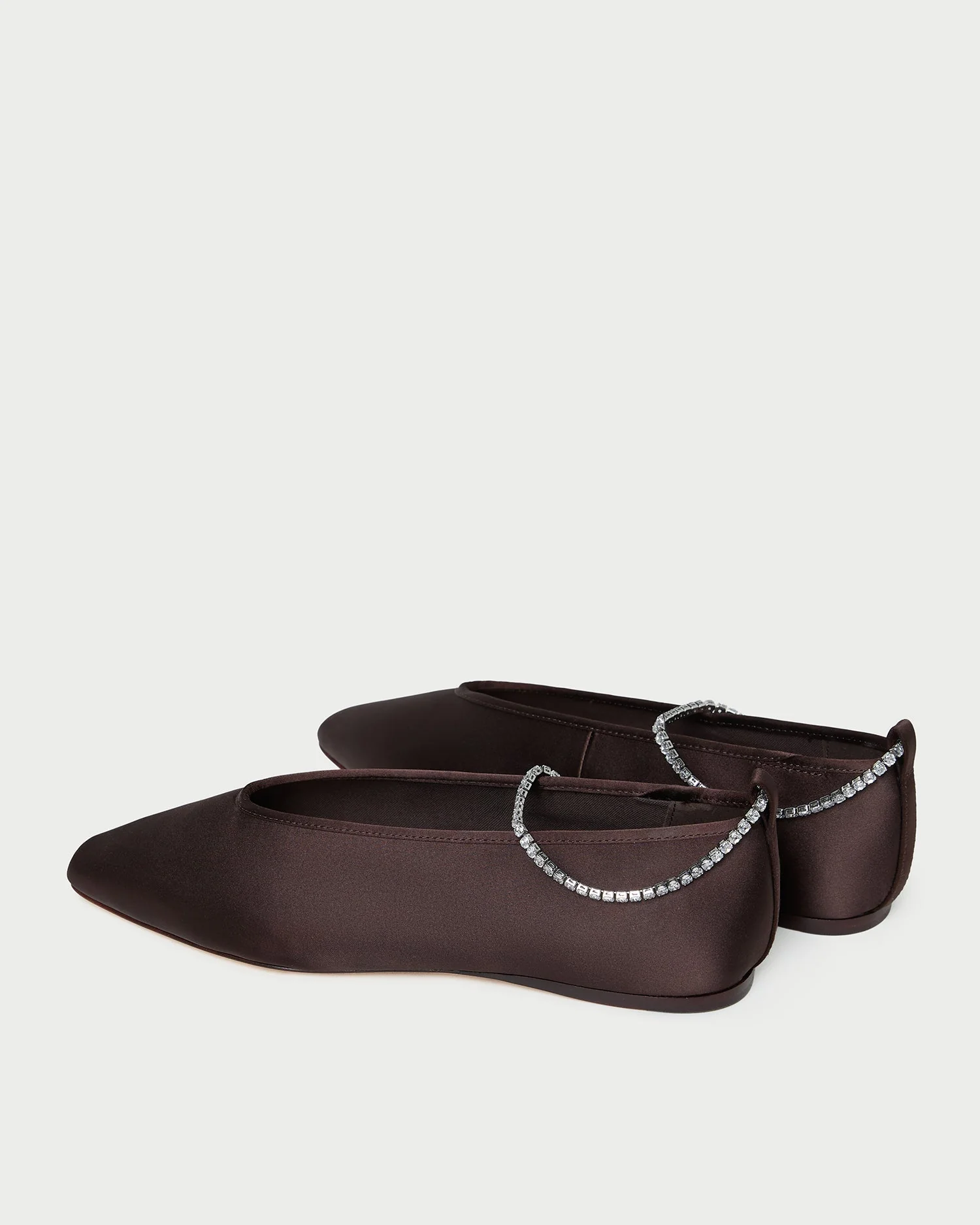 Emery Ballet Flat | Brown/Crystal - Image 4