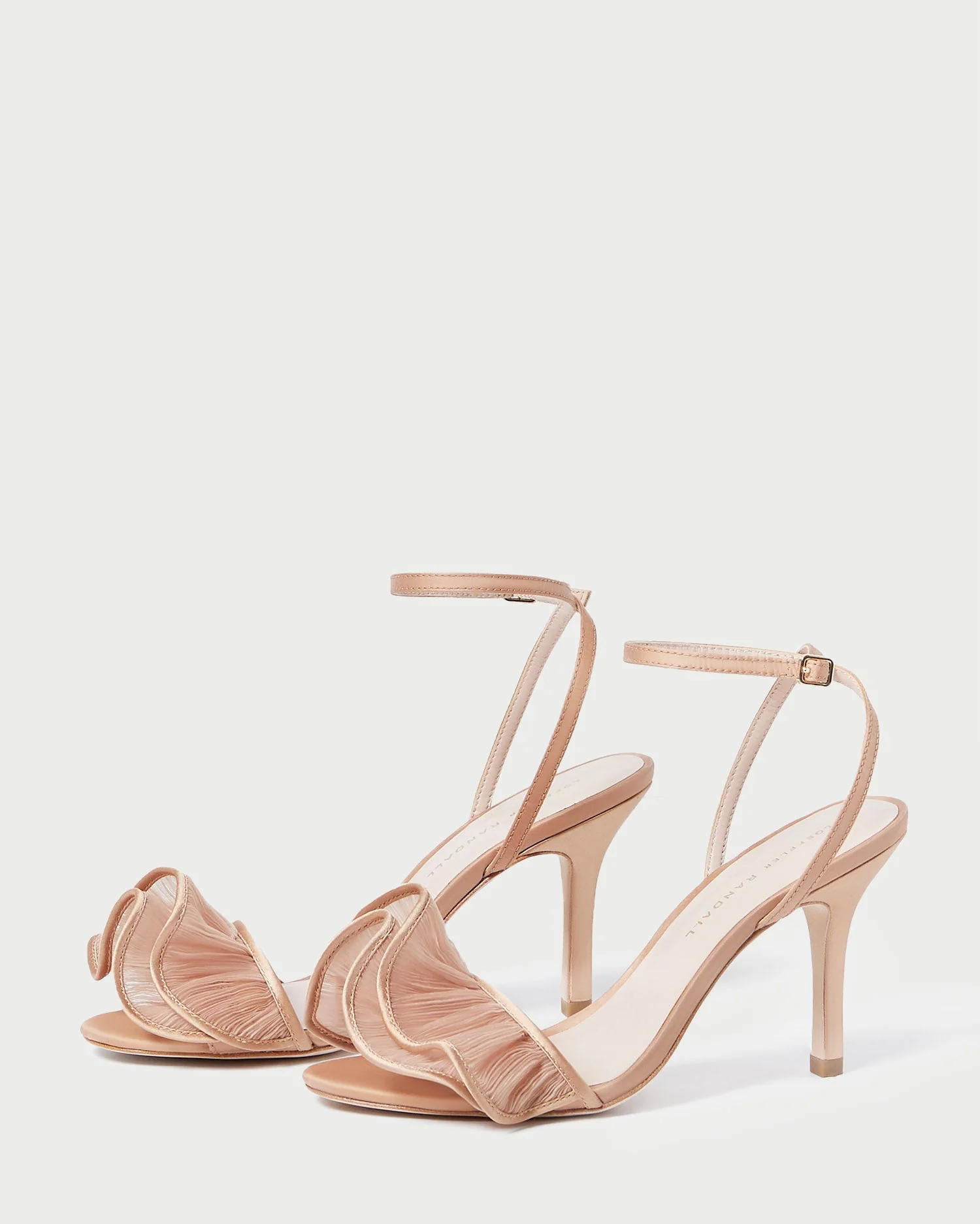 Estella Ruffle Heeled Sandal | Beauty - Image 3